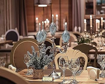 Amazon.com: Ner Mitzvah Glass Paraffin Shabbat Candle Holder