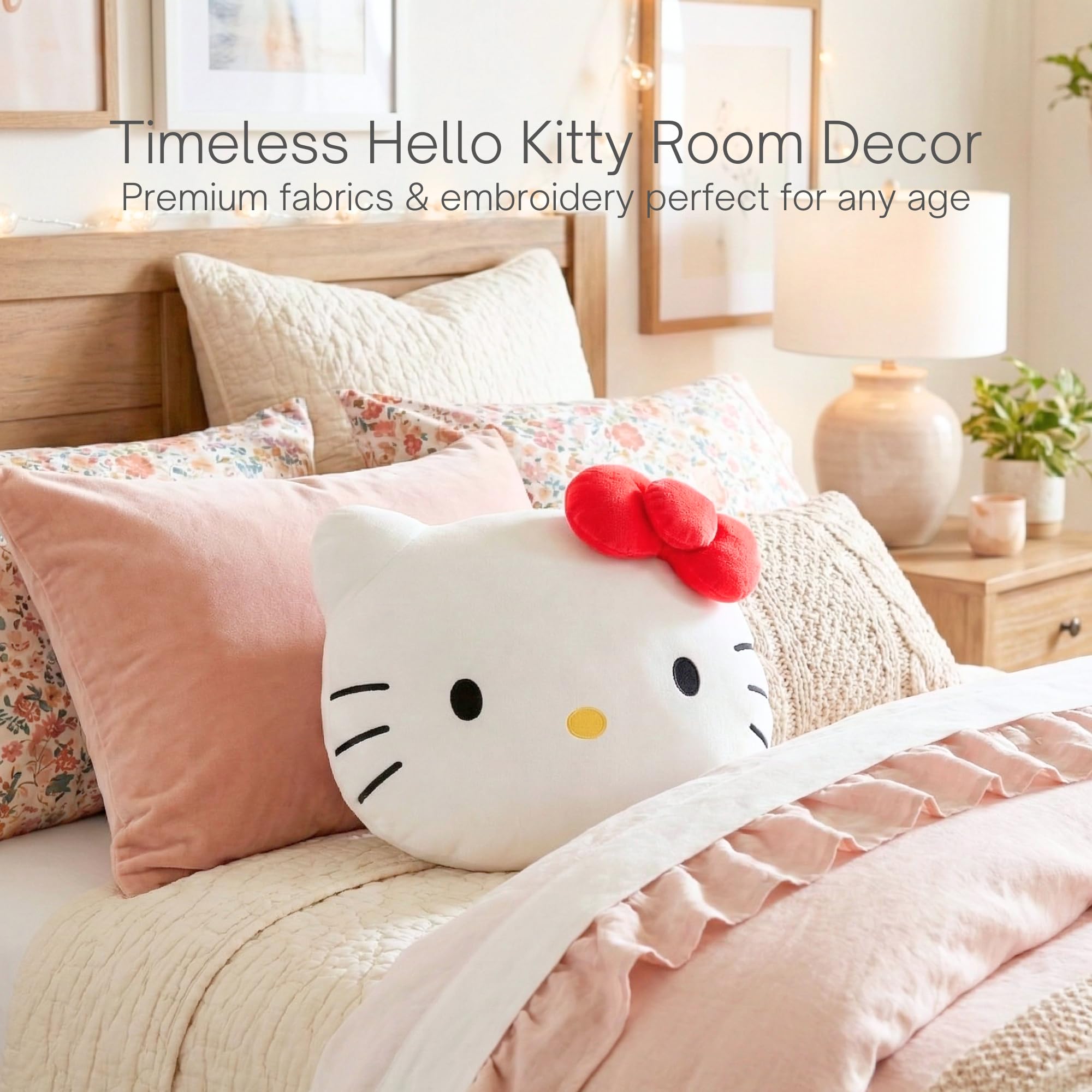 Amazon.com: Hello Kitty Bedding Plush Cushion Pillow – Soft Plush  display picture 1