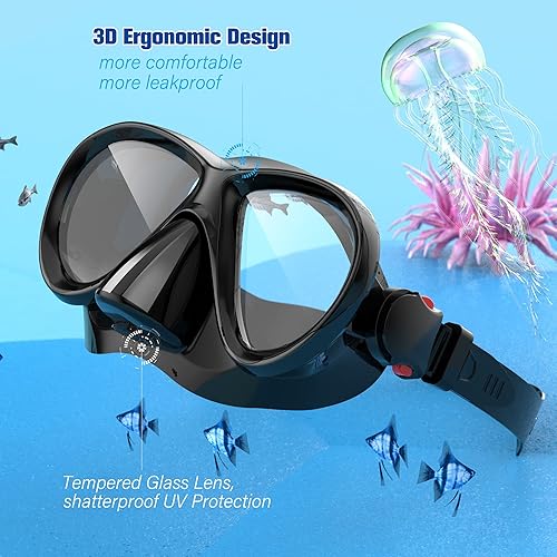 Miniatura 4 de findway Gafas de natación para niños, gafas de natación antifugas con cubierta para la nariz, gafas de natación con protección UV para niños de 4 a