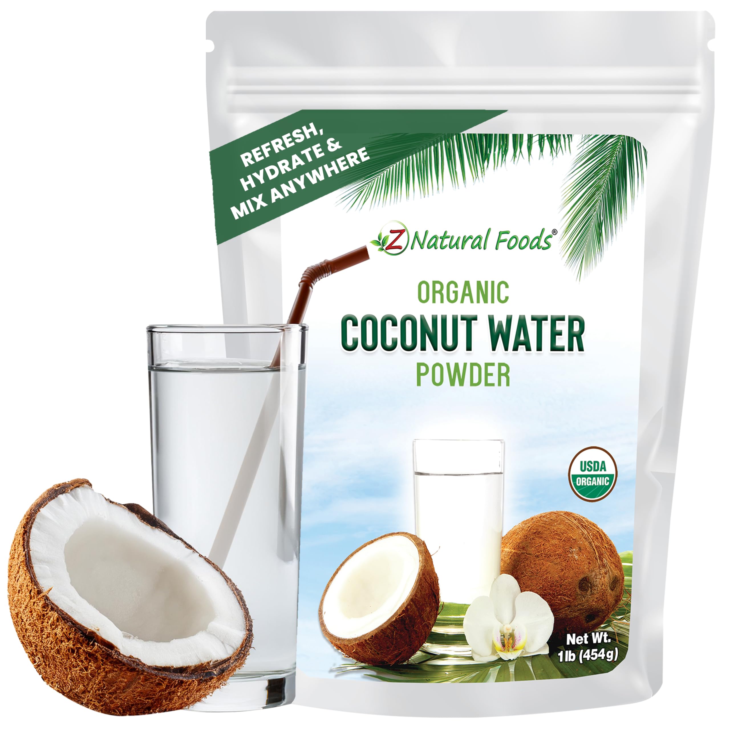 Amazon.com: Z Natural Foods Organic Coconut Water Powder - Vegan