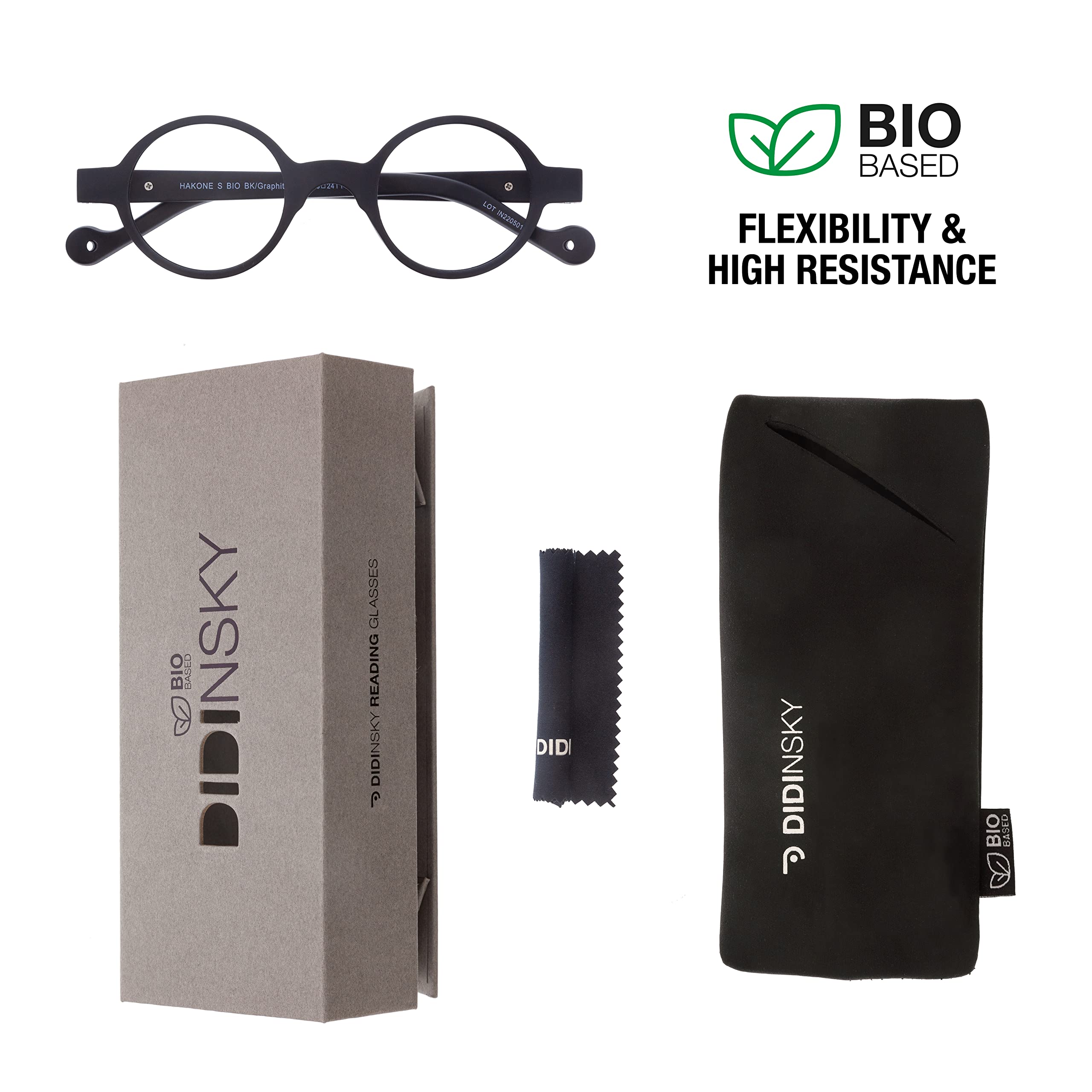 DIDINSKY CherryDIDINSKY readers presbyopia reading glasses anti blue light for men and women. Rubber touch - Image 2