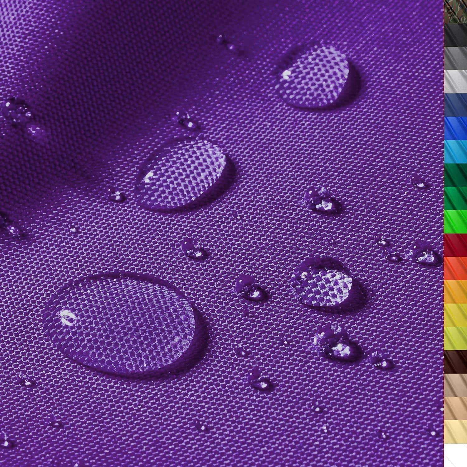 "MONACO" Tessuto impermeabile di poliestere | 200cm x 160cm | colonna d' acqua di 12.000 mm | Colore 03 | Beige | Tessuto di poliestere largo 160cm al metro impermeabile ESTERNO - 4