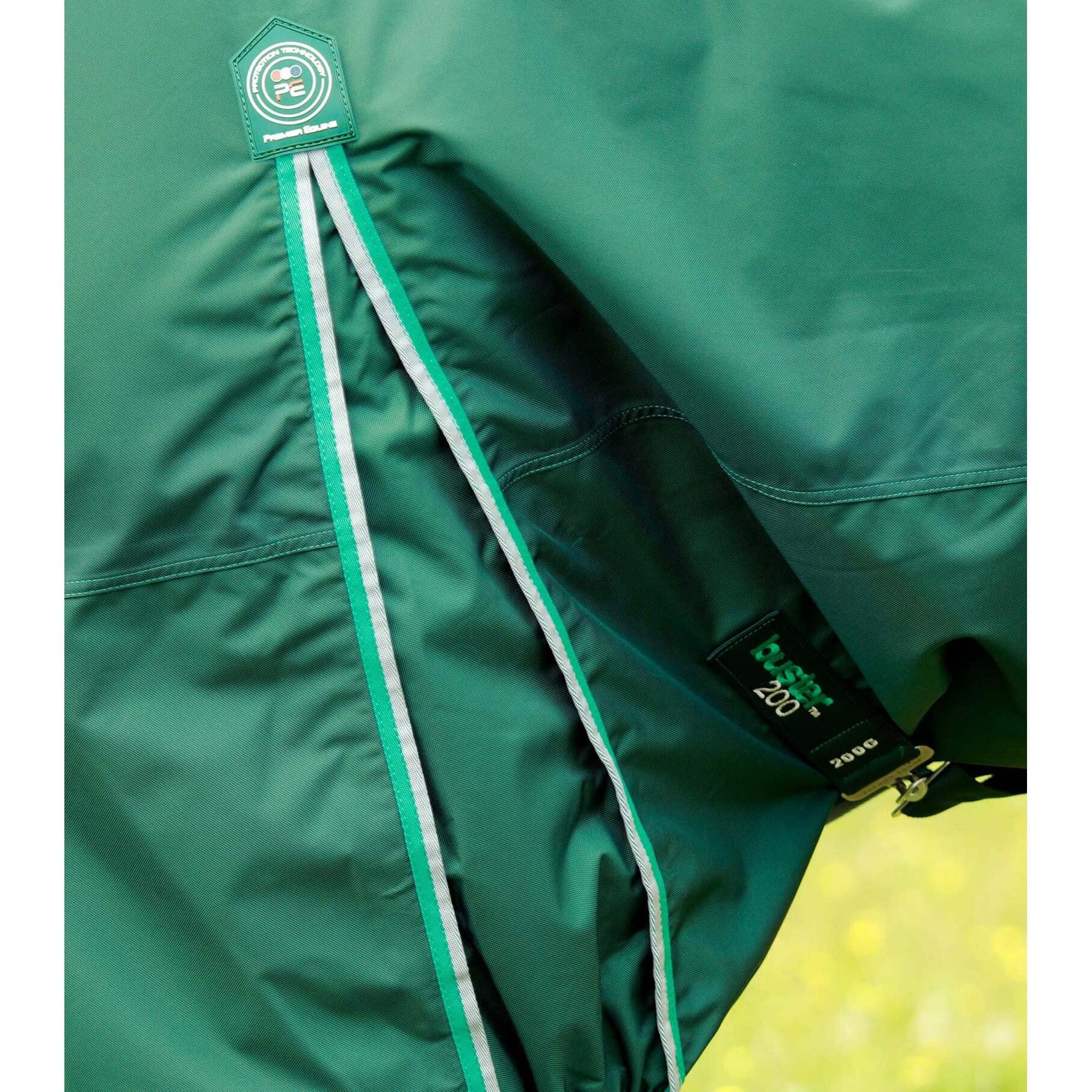 Coperta impermeabile per cavalli con copricollo Premier Equine Buster 200 g