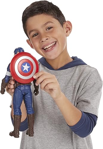 Miniatura 8 de Hasbro Marvel Avengers Age of Ultron Titan Hero Tech Capitán América Figura de 12 pulgadas