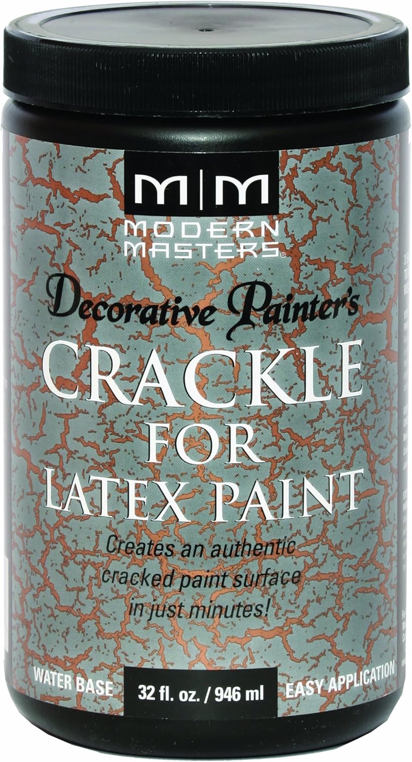 Modern Masters DP60132 Crackle For Latex Paint, 32Ounce by Modern