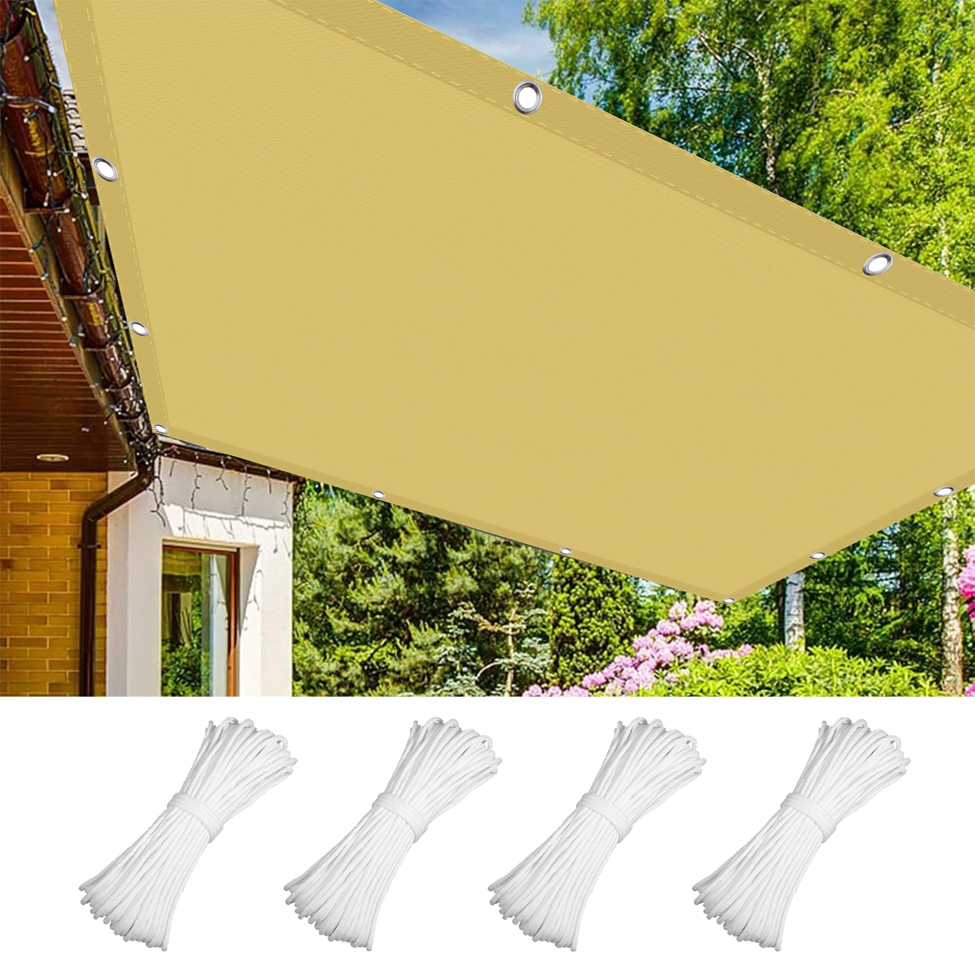 Toile ombrage pour terrasse et balcon ext&eacute;rieur pour ombrager vos d&eacute;jeuners en famille