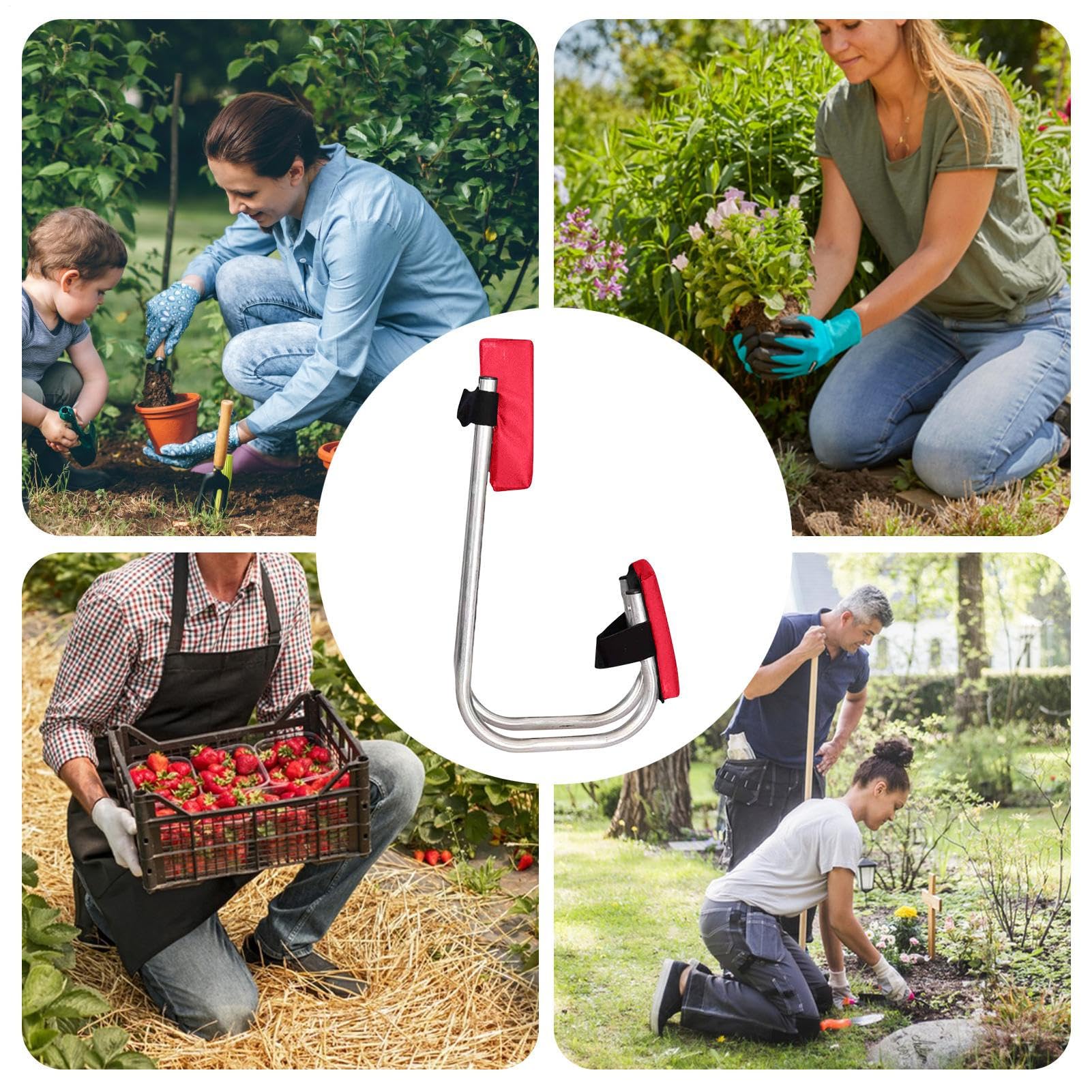Knieschoner für Gartenarbeit, Knieschoner für Gartenarbeit Verstellbares,