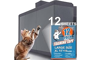 CatScratch Deterrence Tape: Shield Your Valued Furniture from Feline Mishaps (Pack of 12)