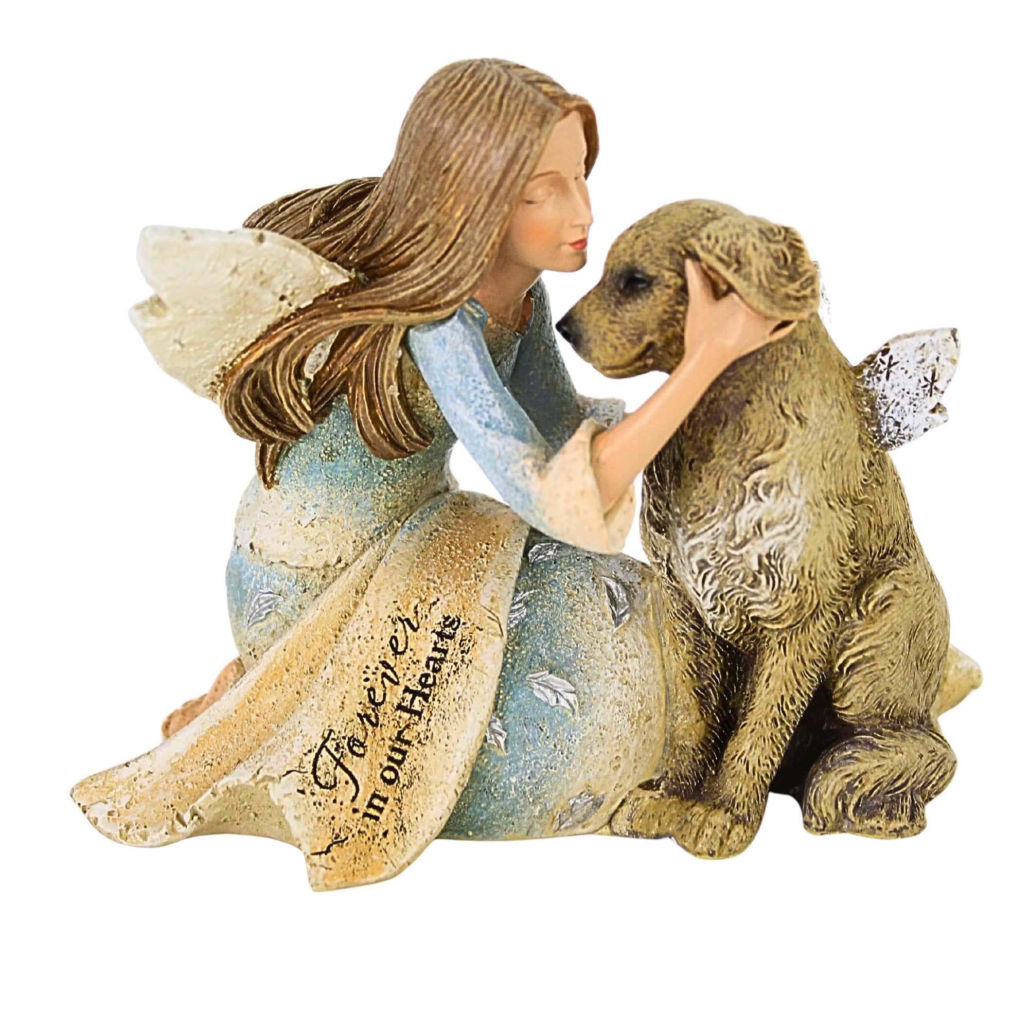 Amazon.com: Angel with Dog 22177 Heavenly Blessings Karen Hahn