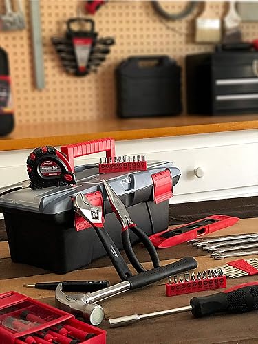 Miniatura 10 de Apollo Tools - Juego de herramientas para el hogar de 53 piezas, incluye herramientas y caja de herramientas con una selección de las herramientas