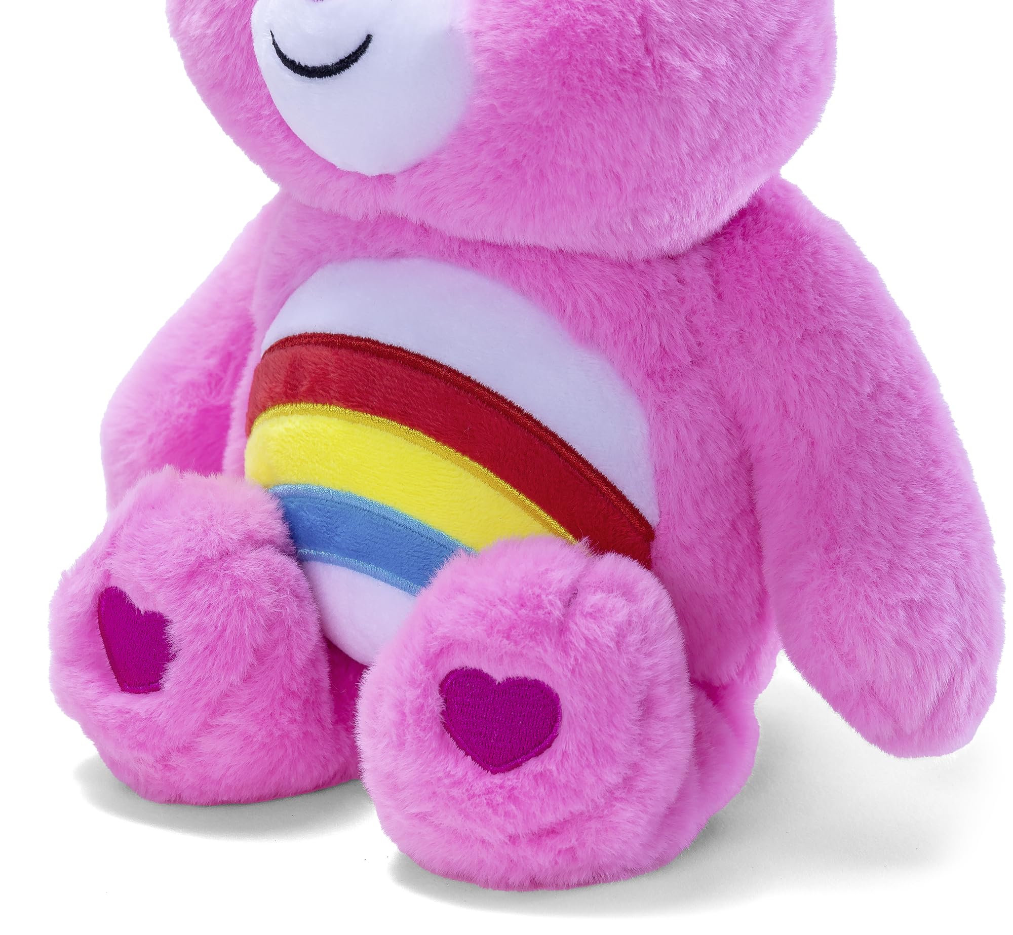 Simba Peluche Osos Amorosos Mimosa 35 cm en Caja - Oso Rosa con Arcoíris en la Barriga Que Fomenta la Esperanza y el Optimismo - Desde 0 Meses (6305878000)