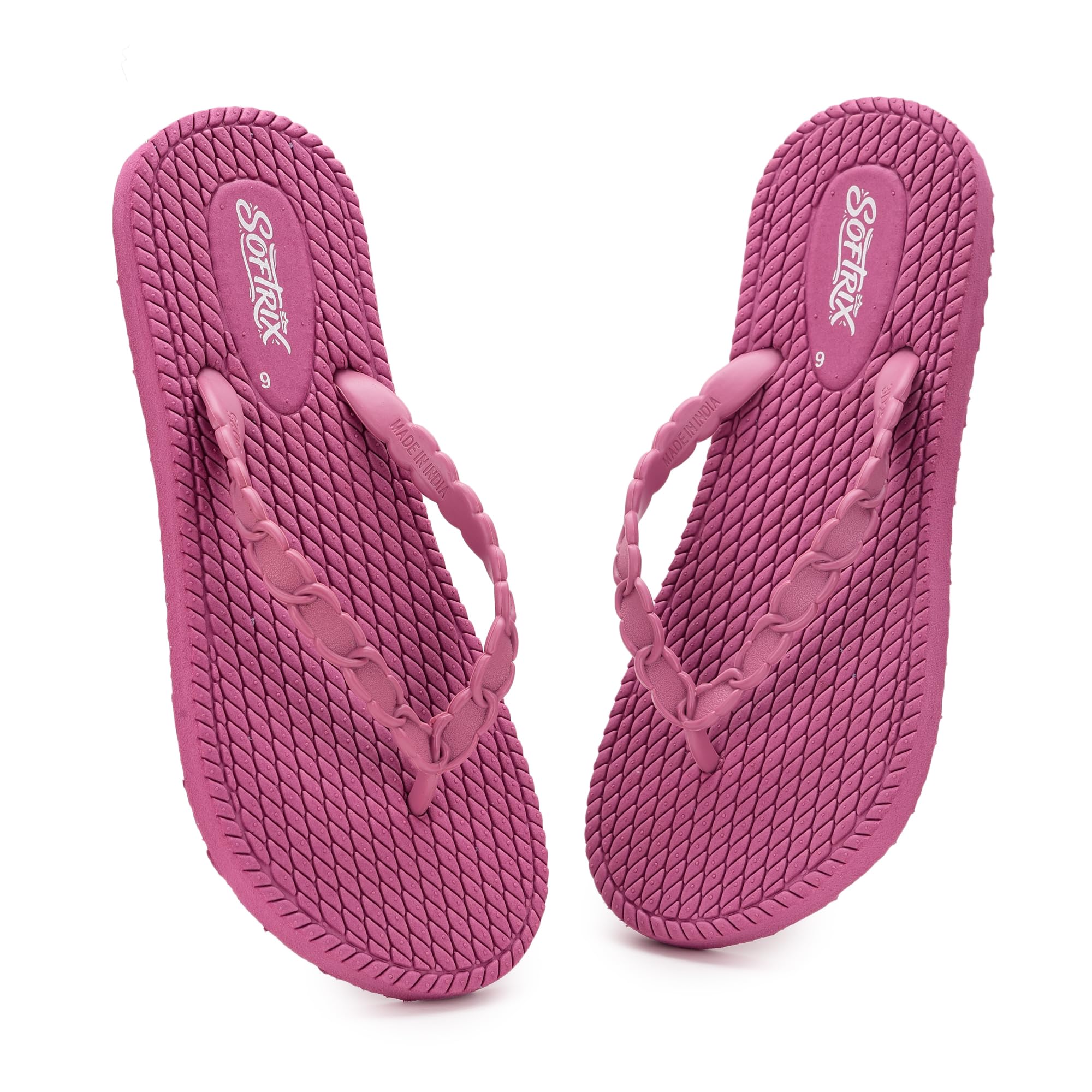 Women Slipper | Soft Stylish Cushioned Flip Flops for Women | Comfortable Ladies Chappal |Casual Wear Home Slippers | Women's Flat Indoor Outdoor Footwear-image-23
