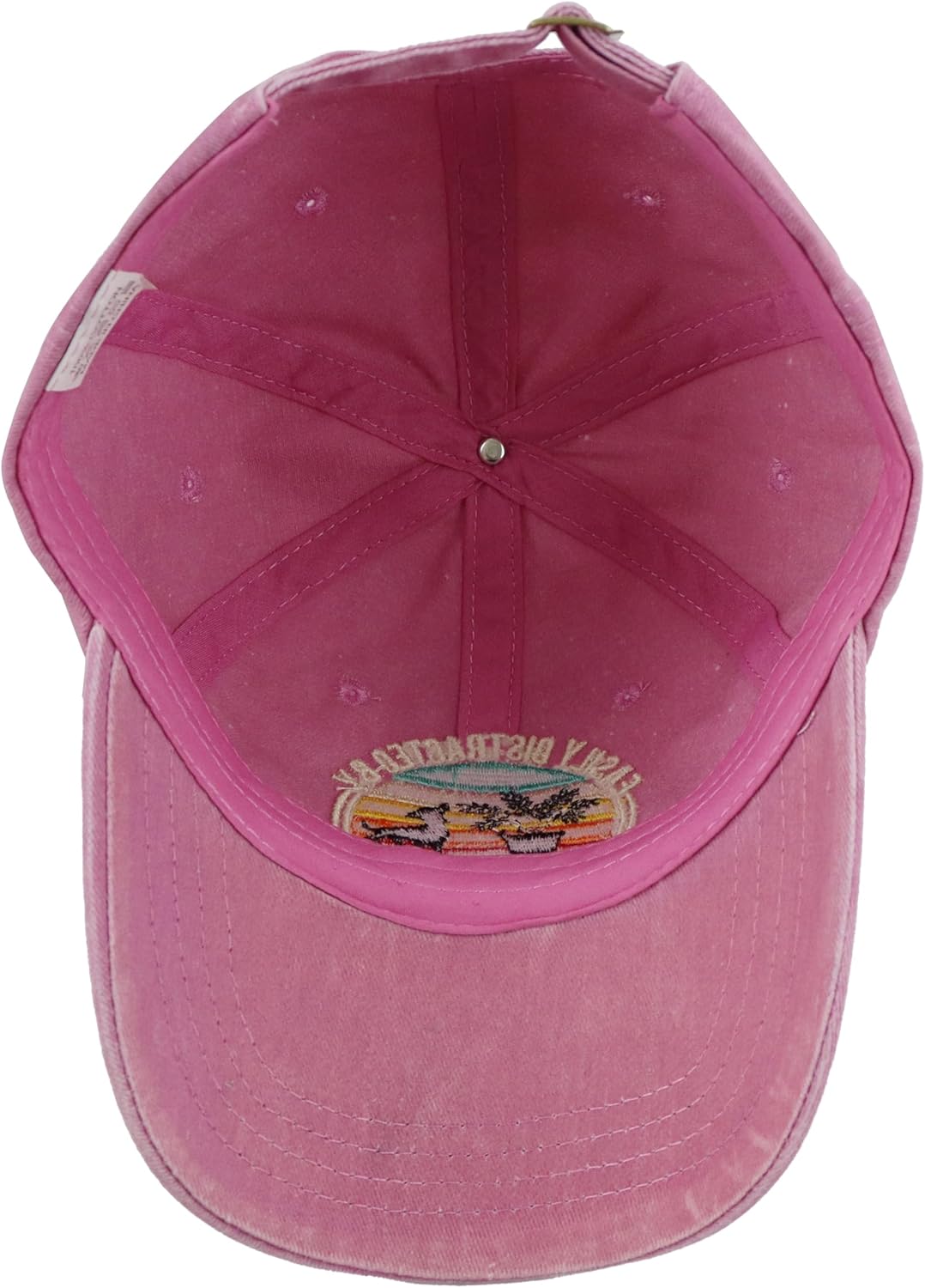 Easily Distracted by Dogs and Plants Hats, Adjustable Plant and Dog Decor Embroidered Baseball Cap for Men Women - Image 5