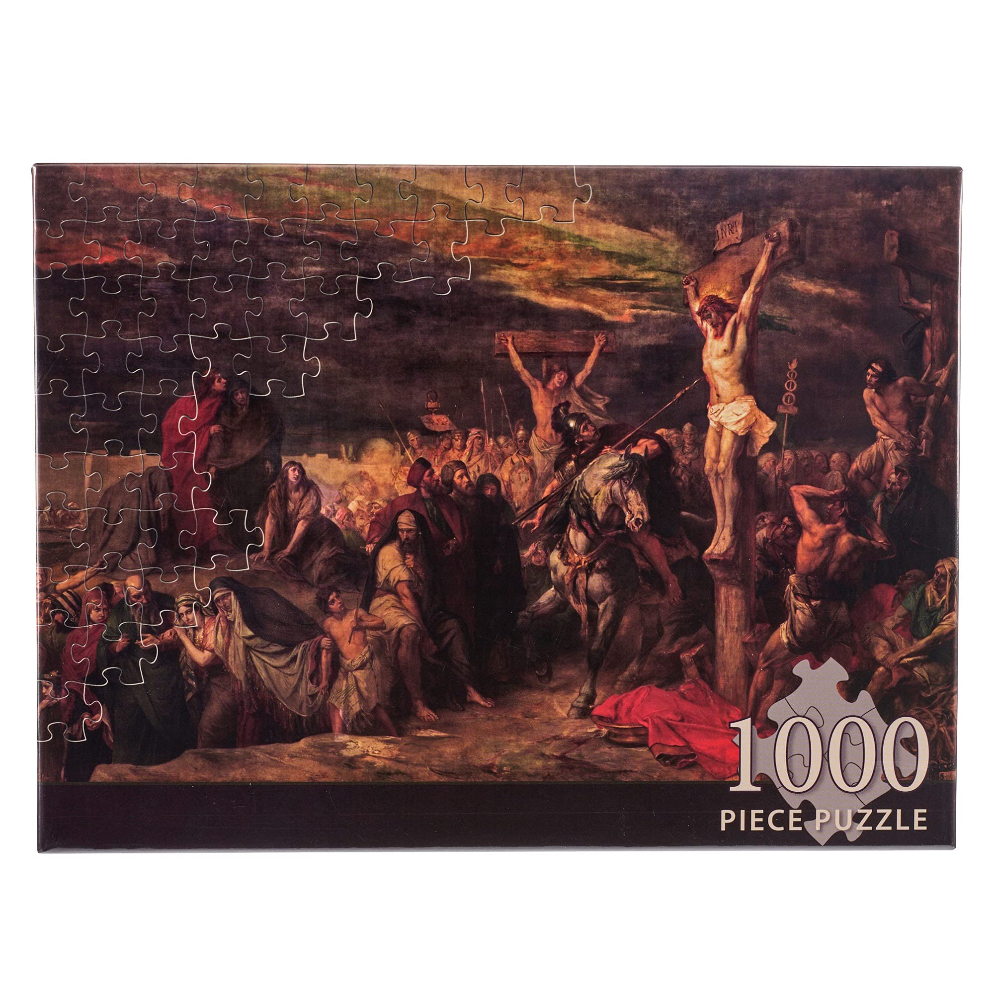Amazon.com: The Crucifixion 1000 Piece Jigsaw Puzzle for Adults