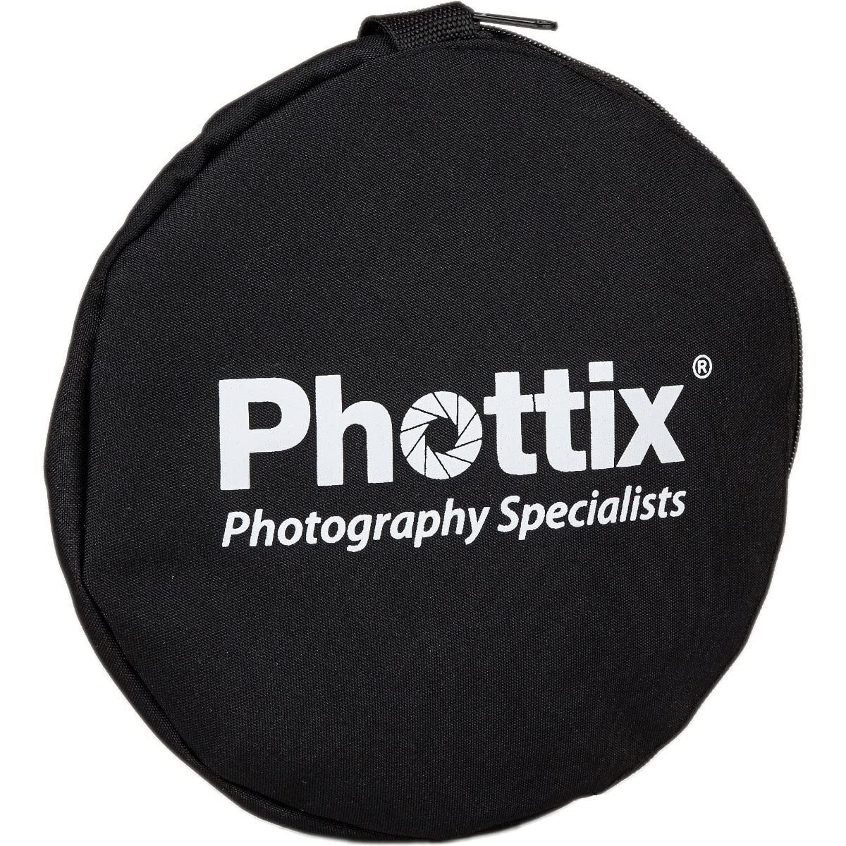 Phottix 5-In-1 Premium Reflector With Handles Black 80 cm