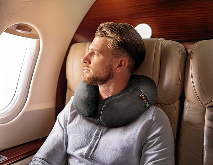 Almohada Viscoelástica Semicircular para Viaje miniatura 2