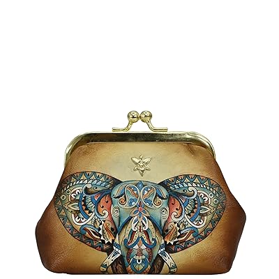 Anuschka Clasp Pouch with Key Fobs 1177 Women