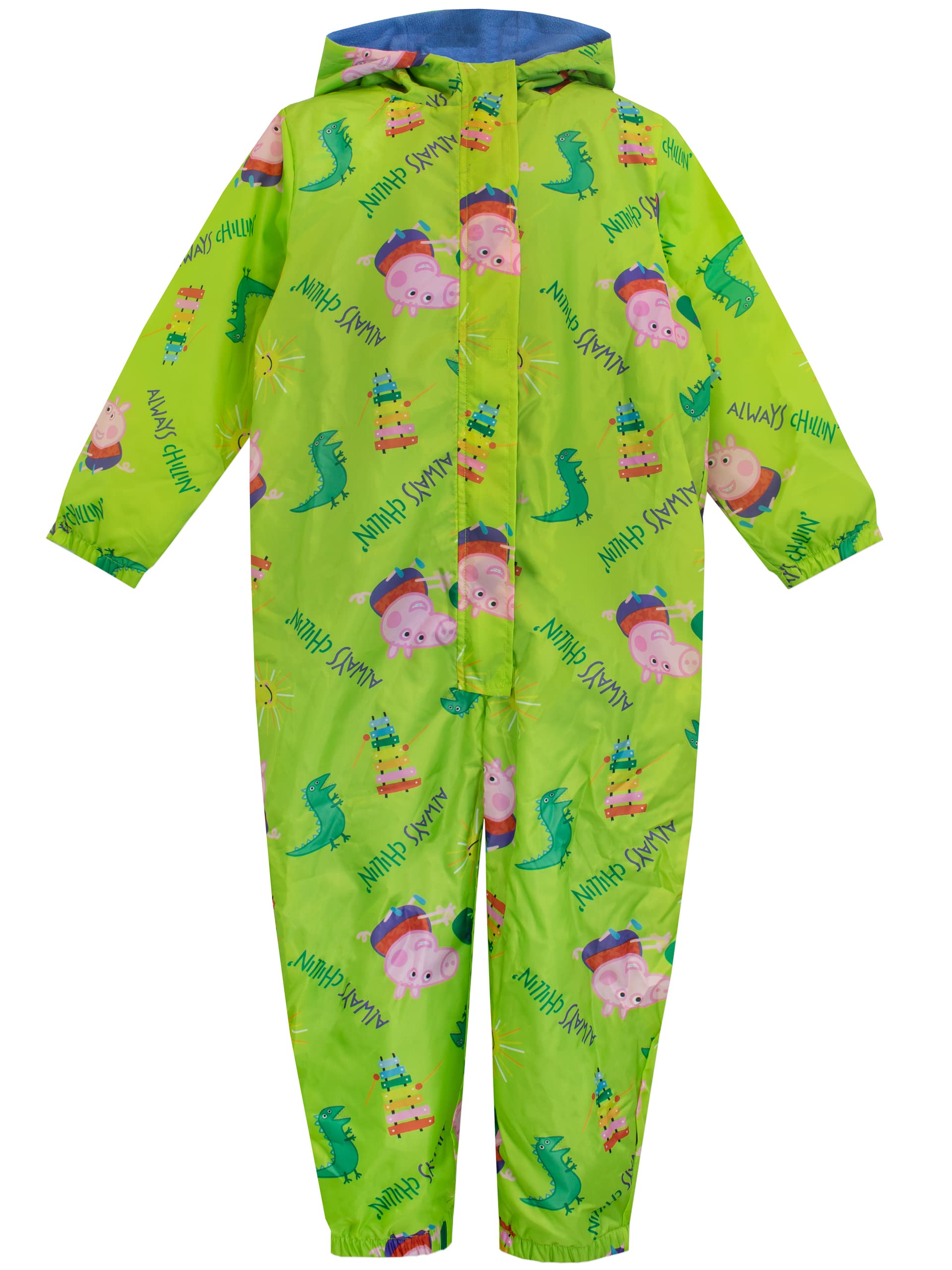 Peppa Wutz Regenanzug | George Wutz Matschanzug | Regenkleidung Kinder | Overall Für Jungs | 104