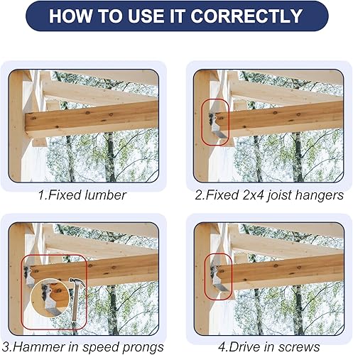 Miniatura 5 de Colgador de viguetas (2" X 4", 6)