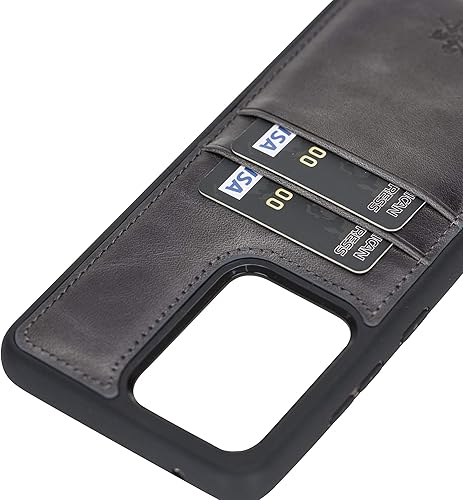 Vista 143 de Venito Capri - Funda de piel tipo cartera compatible con Samsung Galaxy Note 10 Plus (6.8 pulgadas), extra segura, con bloqueo RFID y cubierta