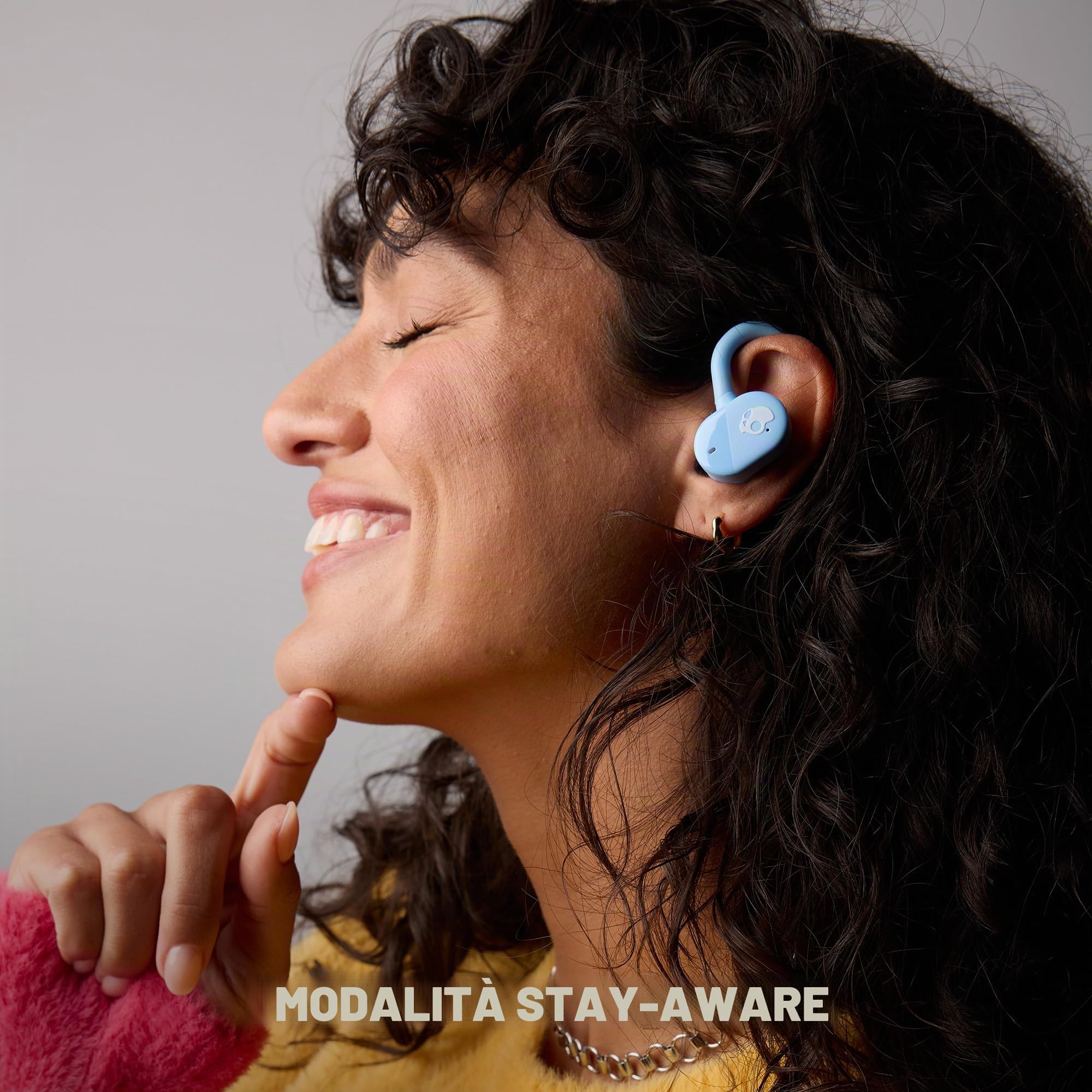 Skullcandy Push Play Active Auricolari Wireless Bluetooth In-Ear con Microfono, 34 Ore di Autonomia, Modalità Stay-Aware, Compatibili con iPhone e Android, Preppy Summer