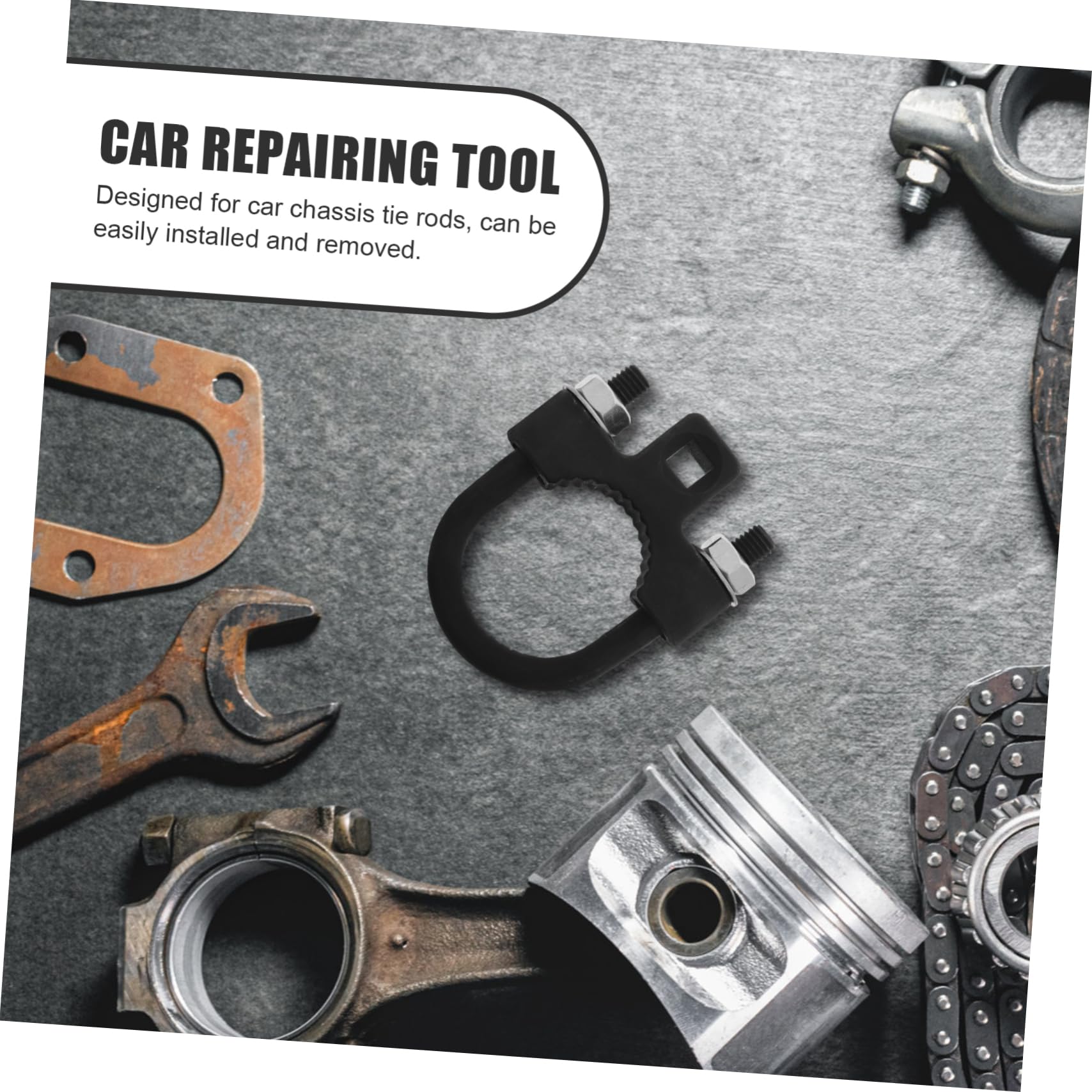 SOESFOUFU Essential Repair Tool Inner Tie Rod Removal Tool Chassis Disassembler Versatile for Ball Joints and Tie Rods Easy Installation