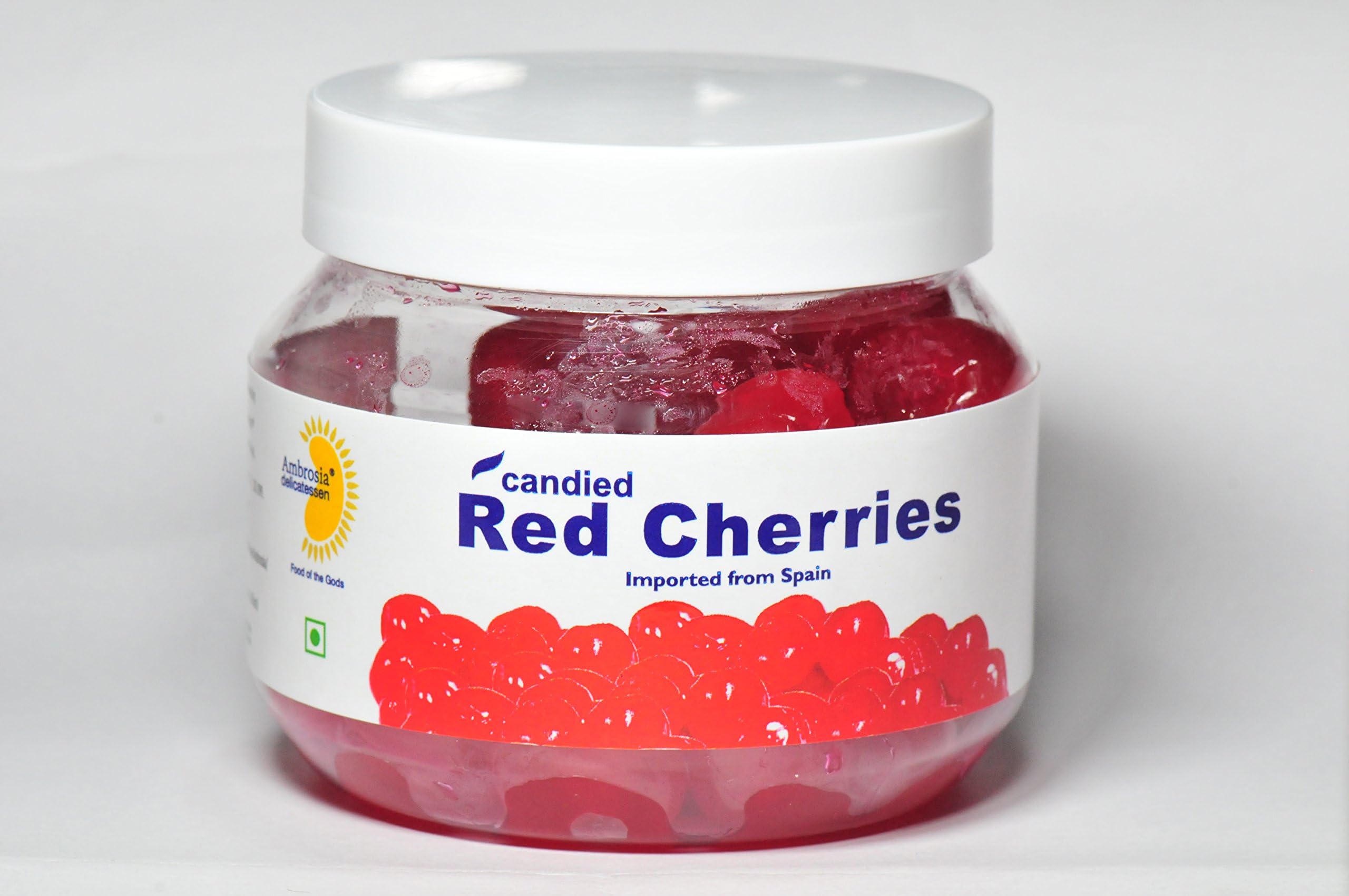 Ambrosia Delicatessen Candied Red Cherries 250 GMS