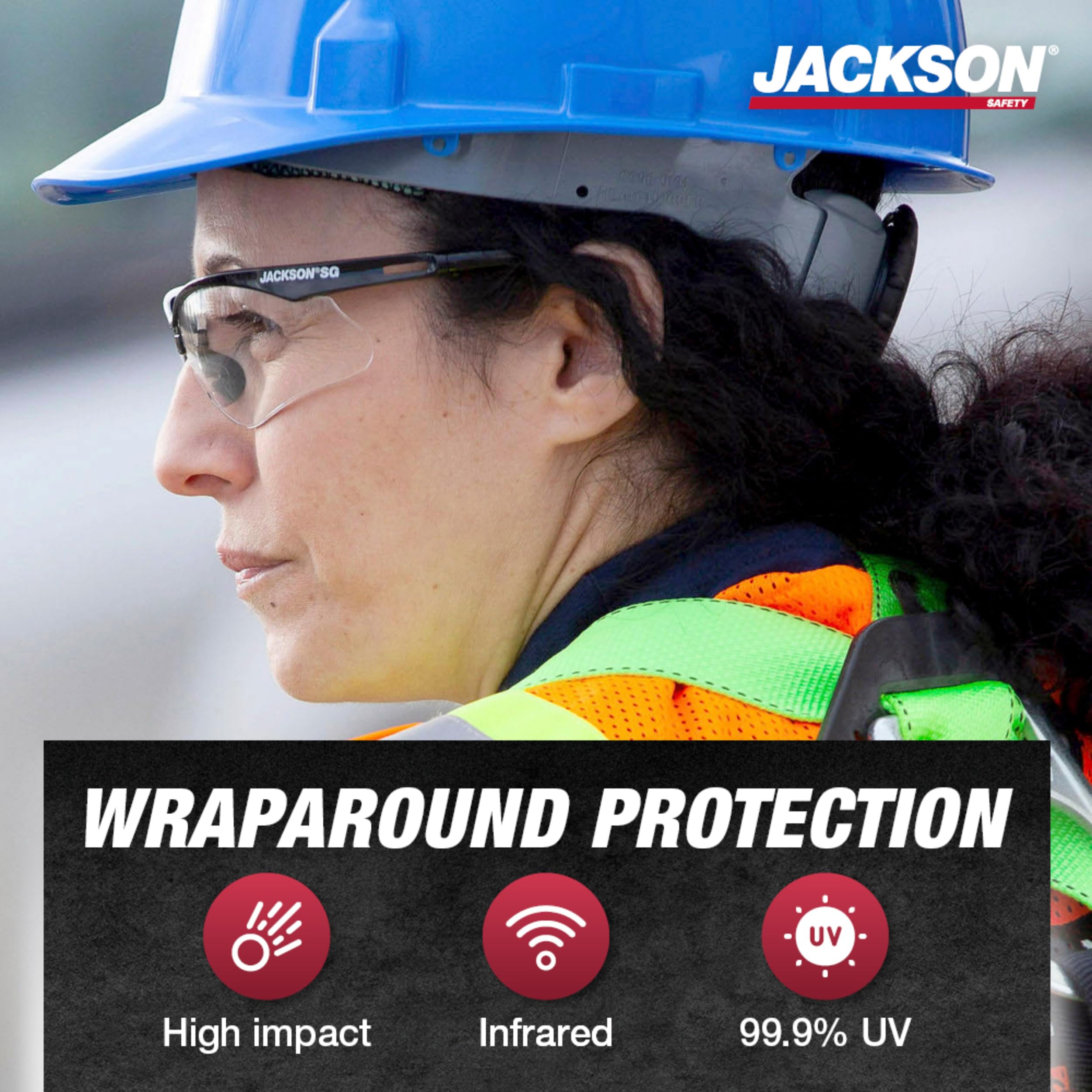 Jackson Safety 3-Pack SG Safety Glasses for Men & Women - ANSI Z87.1 — Amazon image 3