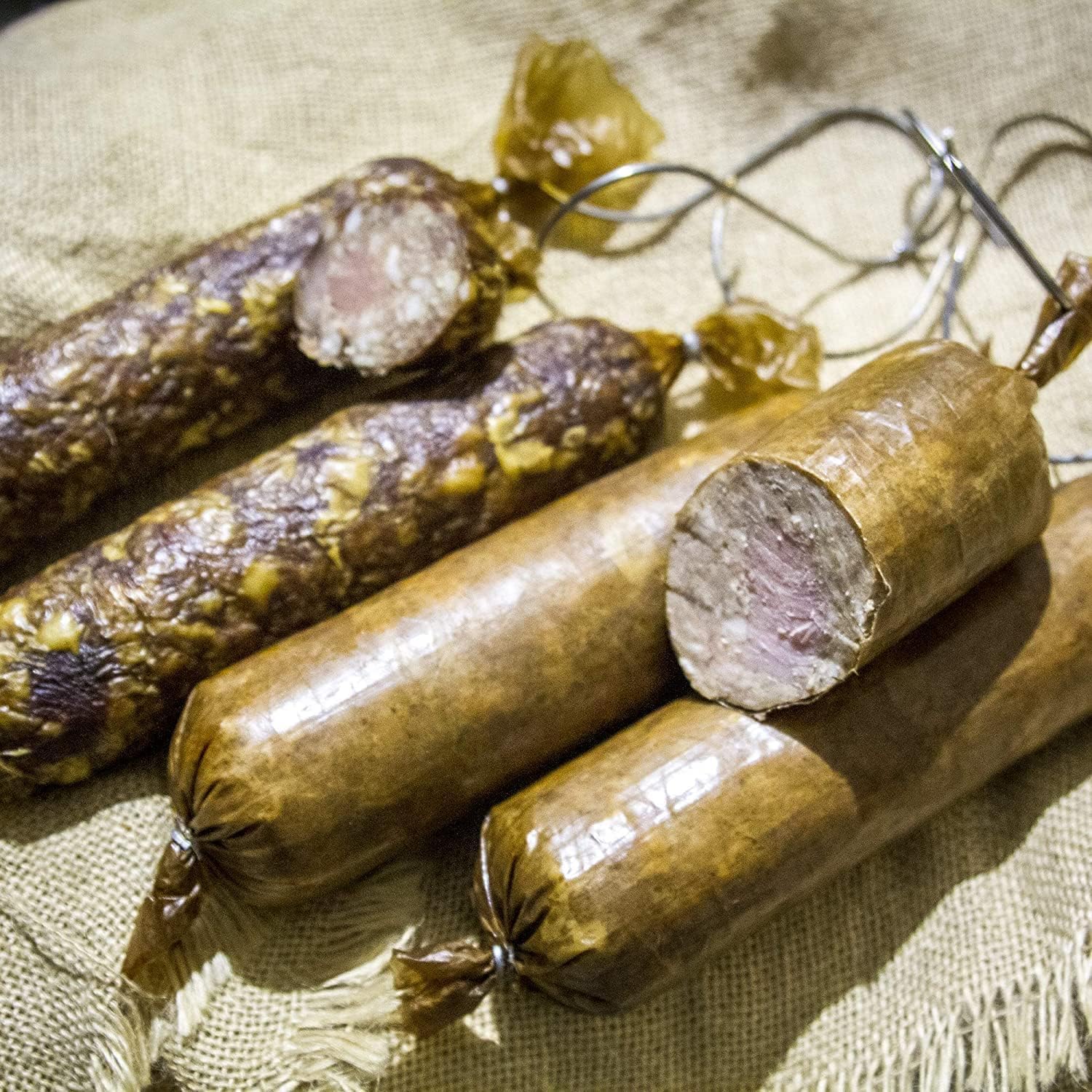 Budello di Collagene 100mm / 10m – Grande diametro | Budello per Salsiccia | Pelle Di Salsiccia | Budelli Naturali