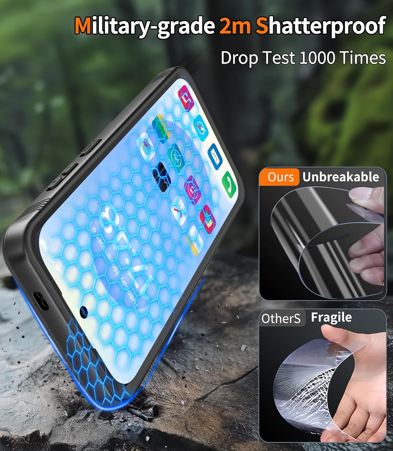 Cozycase Top Waterproof Case for Samsung Galaxy S26 - Build-in Screen & Camera Protector Heavy Duty Rugged Full Body 360 Military Grade Hard Slim Cover S 26 Water Shock Dust Proof Black Case