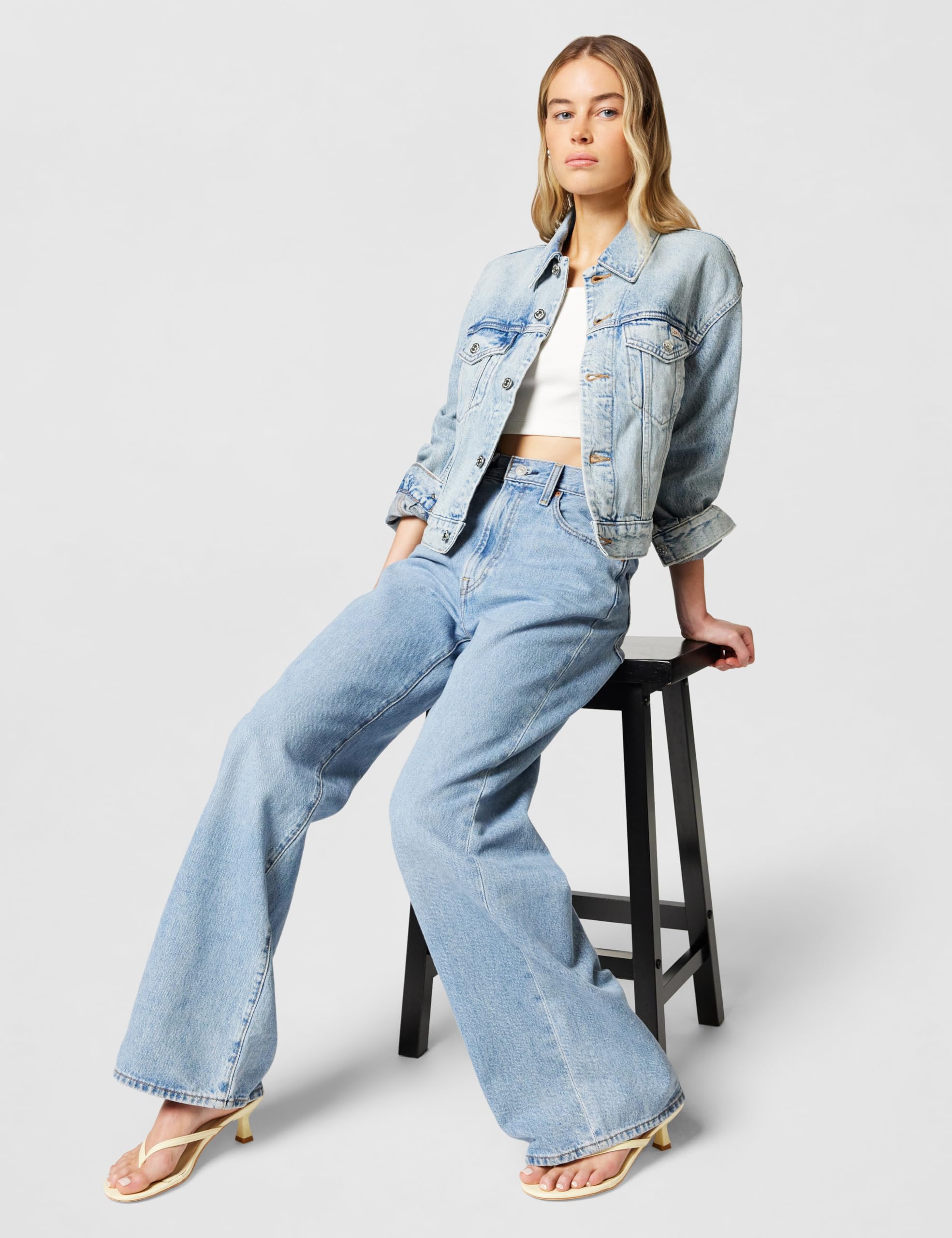 Calvin Klein Damen 90s Trucker Lafayette Lv047c791g Jacken