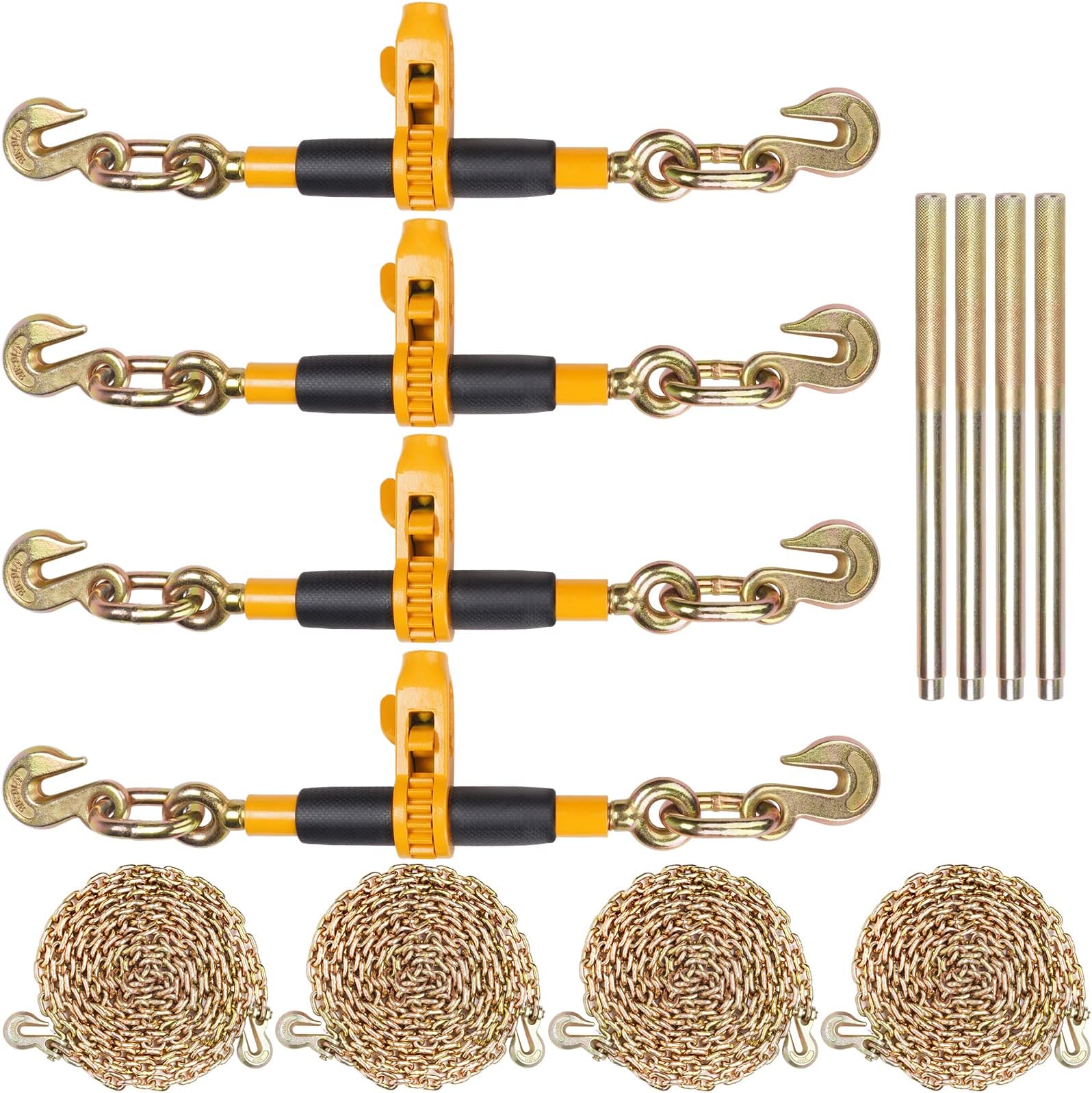 ENJ 4 Pack Folding Handle Load Binder With 2 Grab Djibouti - View #11