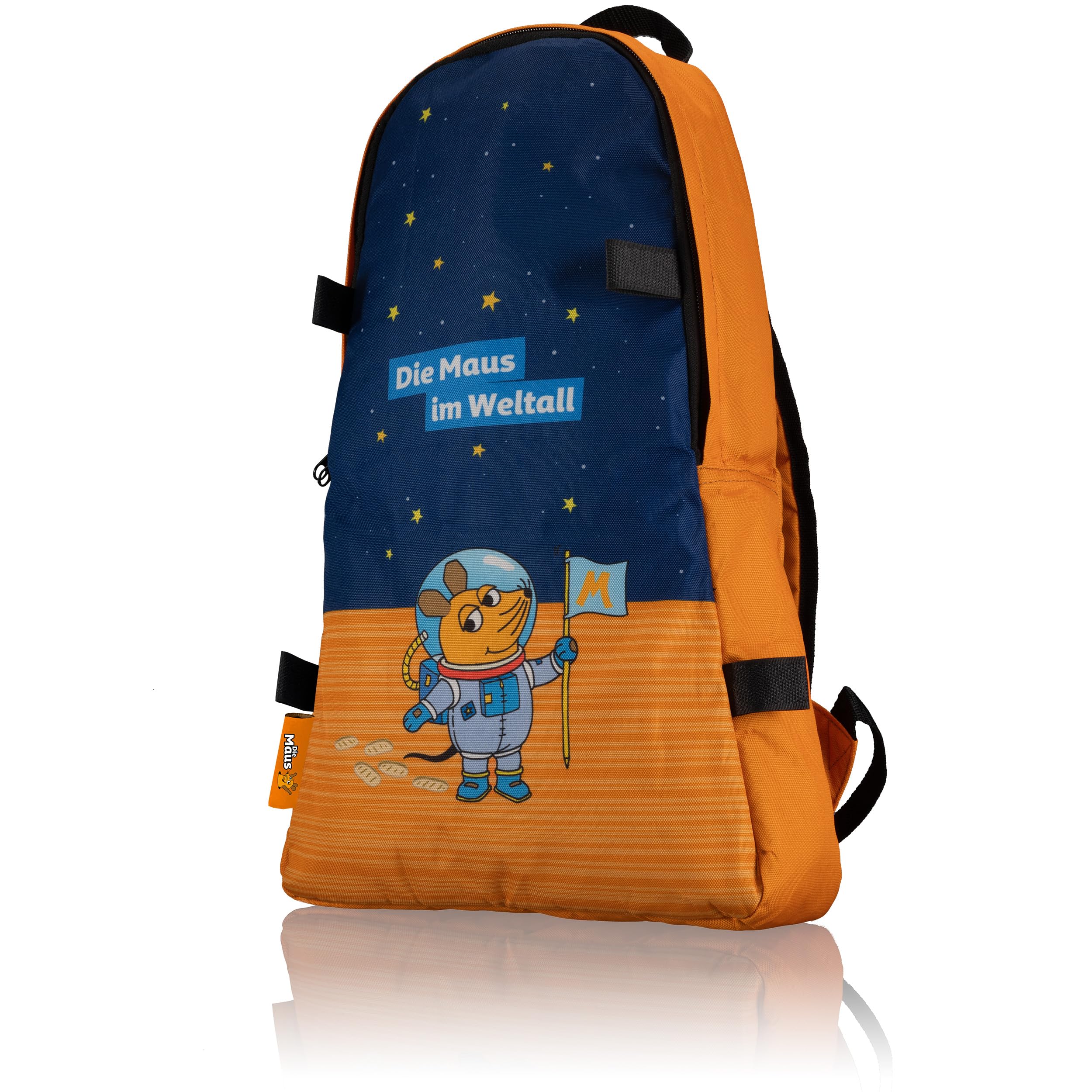 DieMaus Linsenteleskop 50/350 für Kinder mit Rucksack Smartphone-Halterung Zubehör Mondfilter Stativ