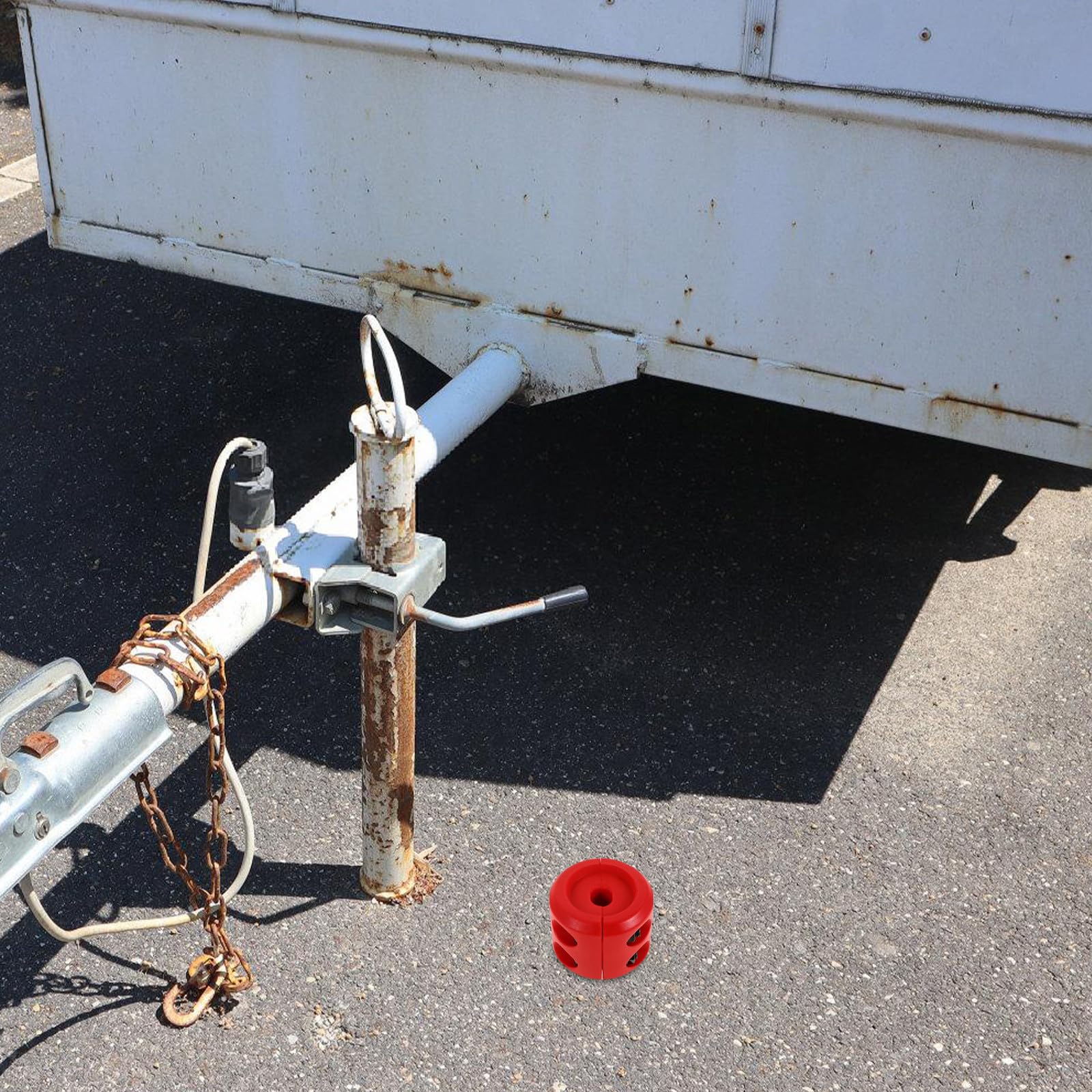 Tappo Protezione Cavo Verricello in Gomma con Chiave a Brugola, Accessorio Affidabile per Cavo Winch Atv Utv, Uso Industriale e Outdoor, Lega di Alluminio