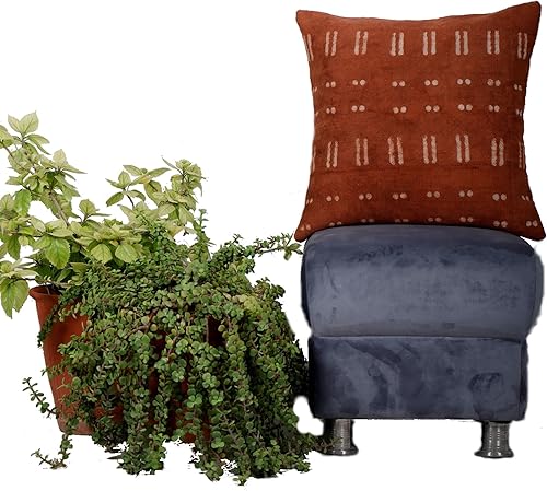 Miniatura 2 de Trade Star Funda de cojín estampada a mano con bloque de mano, auténtica funda de cojín decorativa 100% algodón, funda de cojín cuadrada para