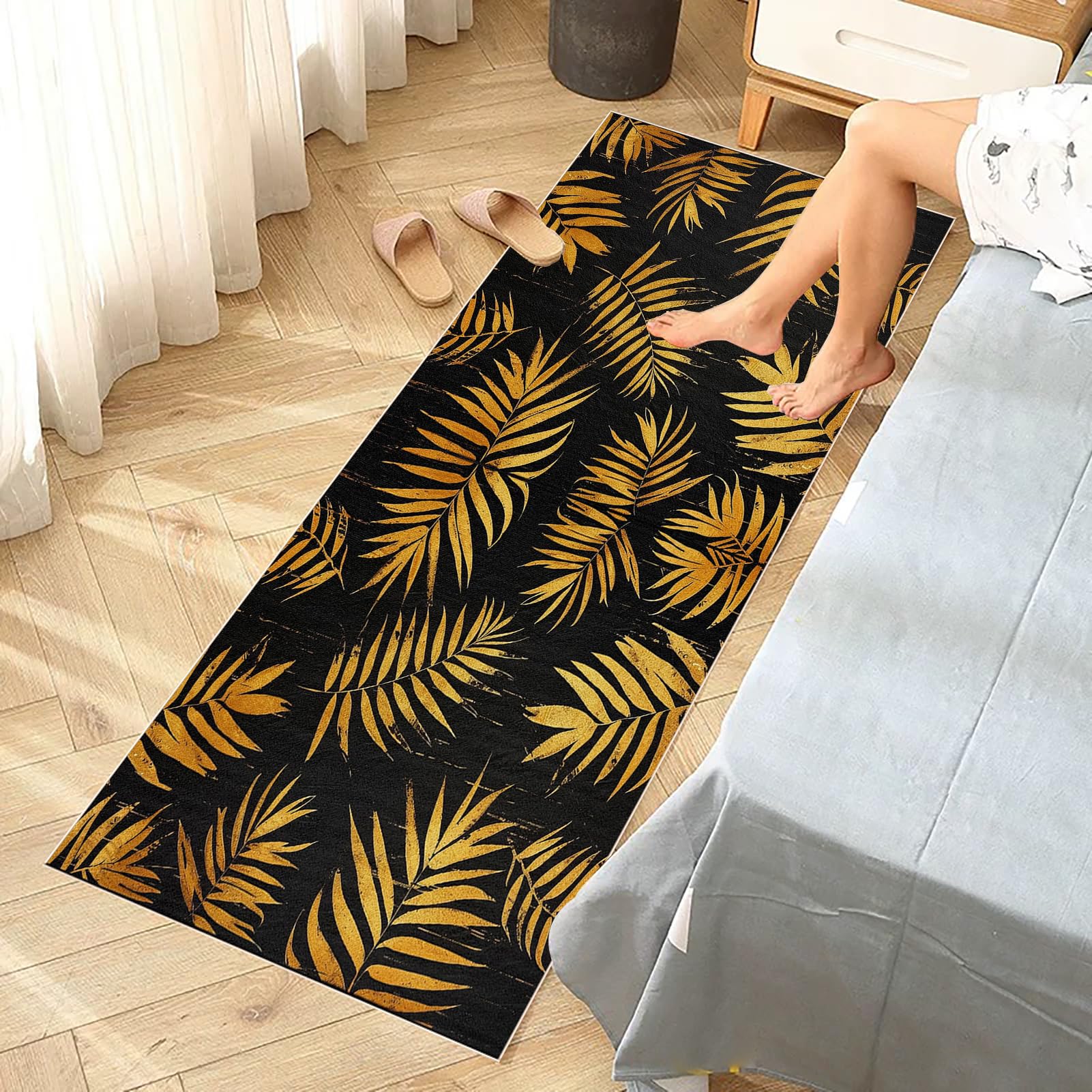 Dywan Chodnik Kuchenny Zmywalny Antypoślizgowy Dywan Biegacz Długi Korytarz Dywany Salon Dywan Sypialnia Nowoczesne Długie Maty Do Wejścia Balkon Łazienka Pralnia 80 x 250 cm