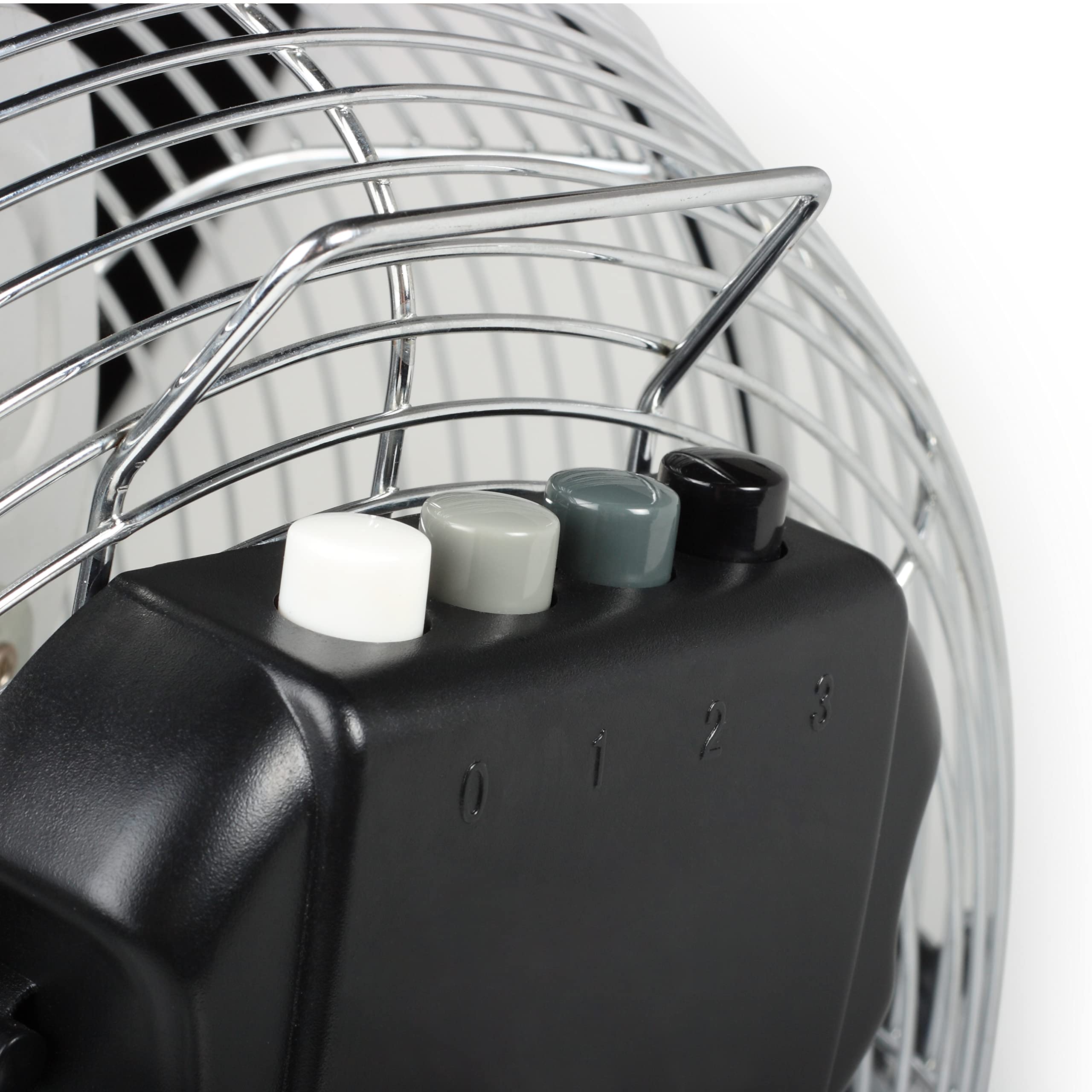 Tristar Ventilateur de table VE-5937 – 35 cm – Métal, Noirargent