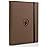 Premium Card Binder with 9 Pockets, Sturdy Fabmaker Trading Card Albums for 360 Cards, Brown PU Cover Album Holders for YuGiOh, MTG, TCG, Sports Cards