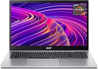 Acer Aspire Go 15 AG15-42P Laptop - AMD Ryzen 7 5825U, 16GB, 1TB SSD, Integrated Graphics, 15.6 Inch Full HD, Windows 11, Silver