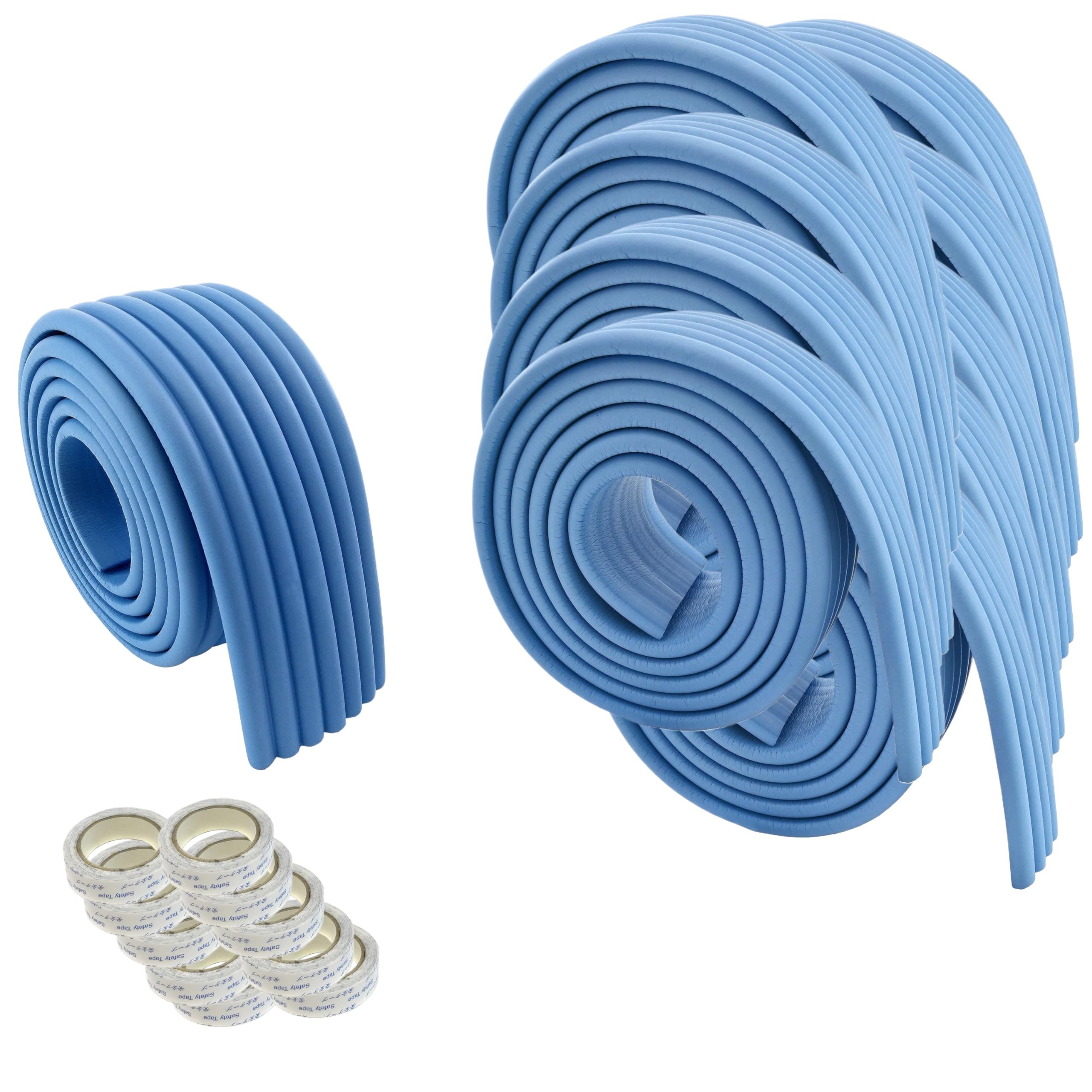 HIMRY Universal Protector Espuma, 200cm x 80mm x 8mm Multiusos anticolisión Protección Espuma Rollo para Bebés niños, No Tóxico, Seguridad Protectores Superficie & Bordes, Rosado, KXD7002-pink — view 9