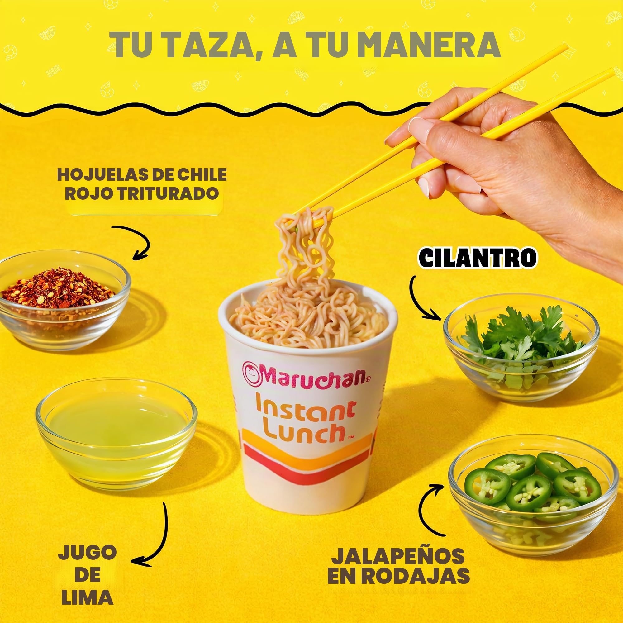 Maruchan Instant Lunch,Cajun Style With Chili Piquin & Shrimp, 2.25-Ounce Packages (Pack of 12)