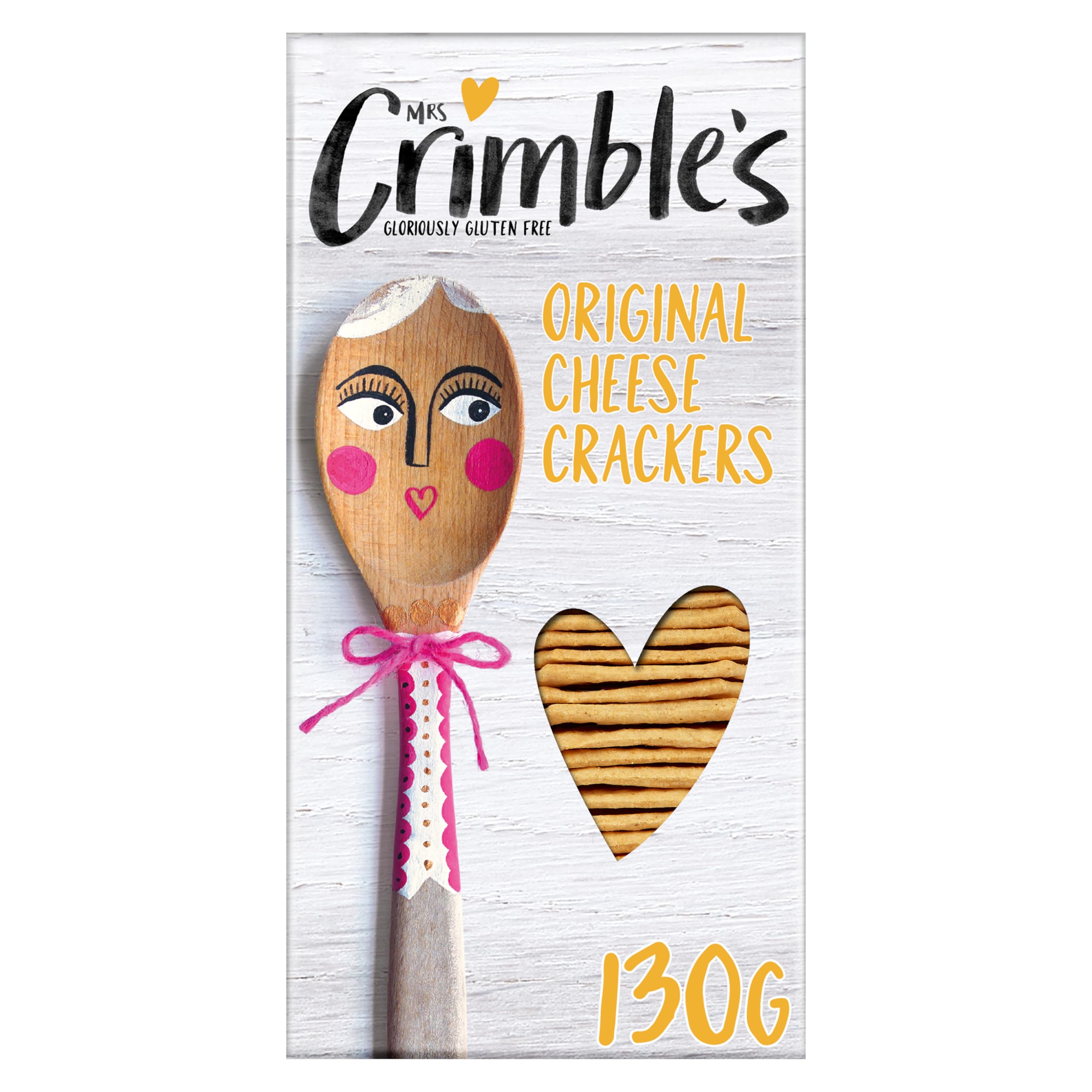 Mrs Crimble's Gluten Free Original Cheese Crackers, 1560 grams, (Pack of 12)