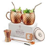Algopix Similar Product 3 - CopperBar Moscow Mule Copper Mugs 