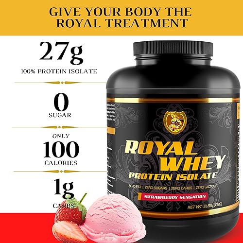 Miniatura 10 de Royal Proteína WHEY Isolate 5lb