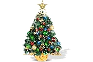 Tabletop Christmas Tree 22 Inch Mini Artificial Christmas Tree