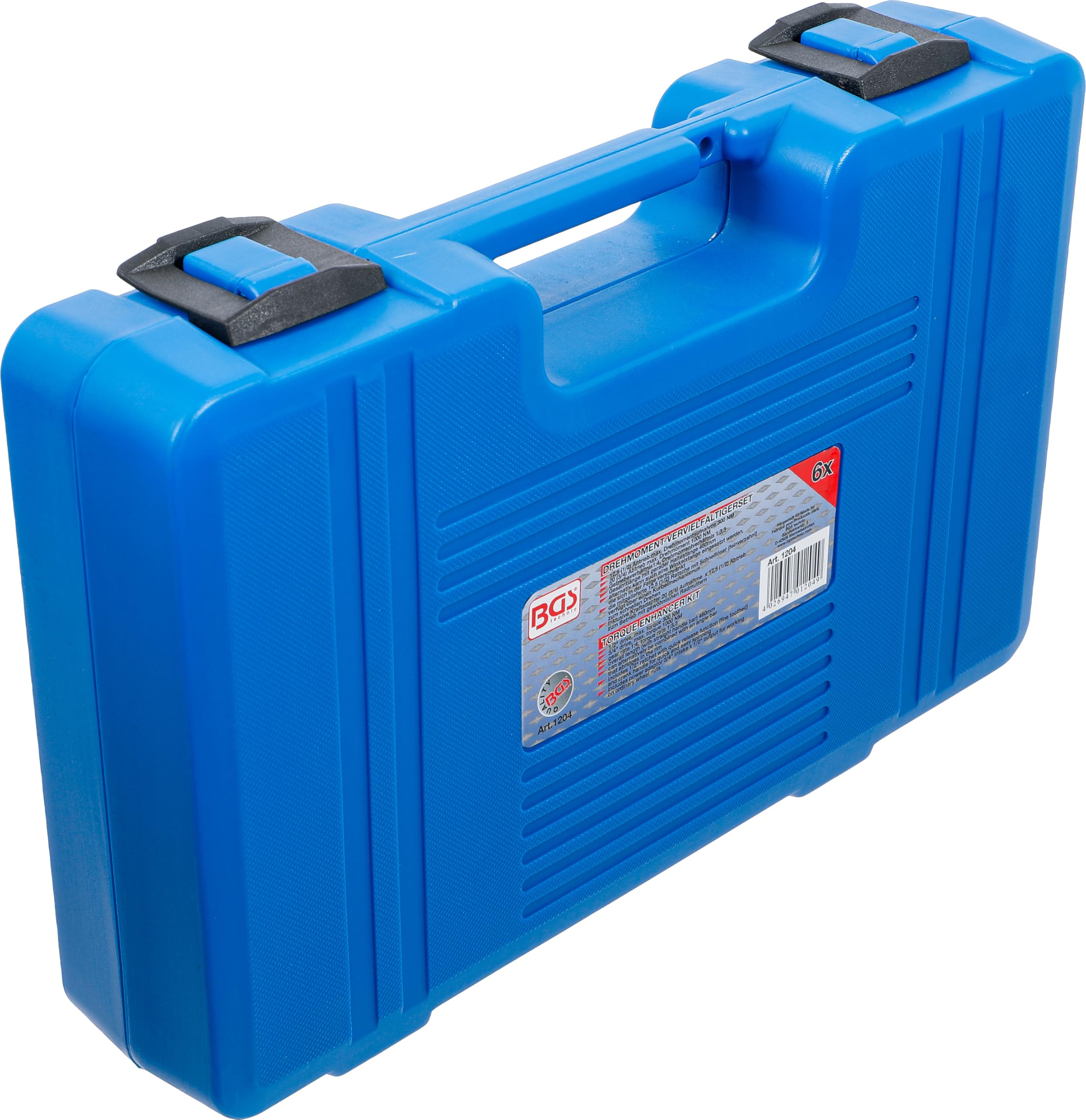 BGS 1204 | Juego multiplicador de par | 12,5 mm (1/2") + 20 mm (3/4") | 6 piezas