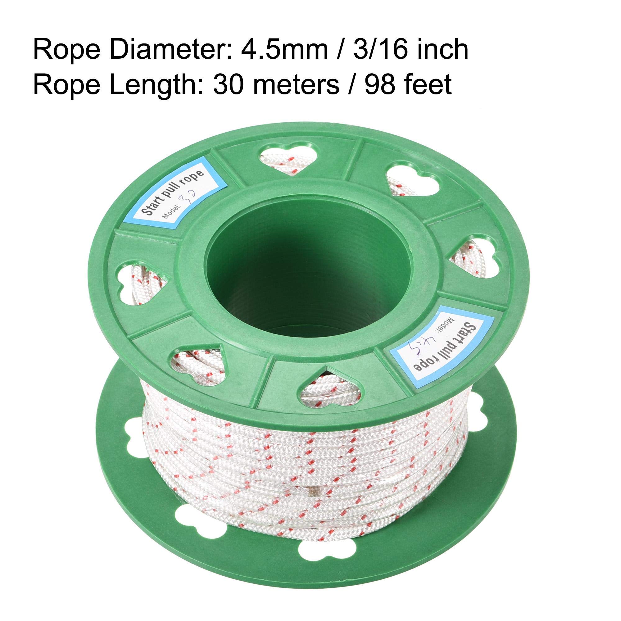 NEW 3/16 6mm 7 ft lg Starter Pull Rope for 7-18 HP Engines Motor Lawn Mower