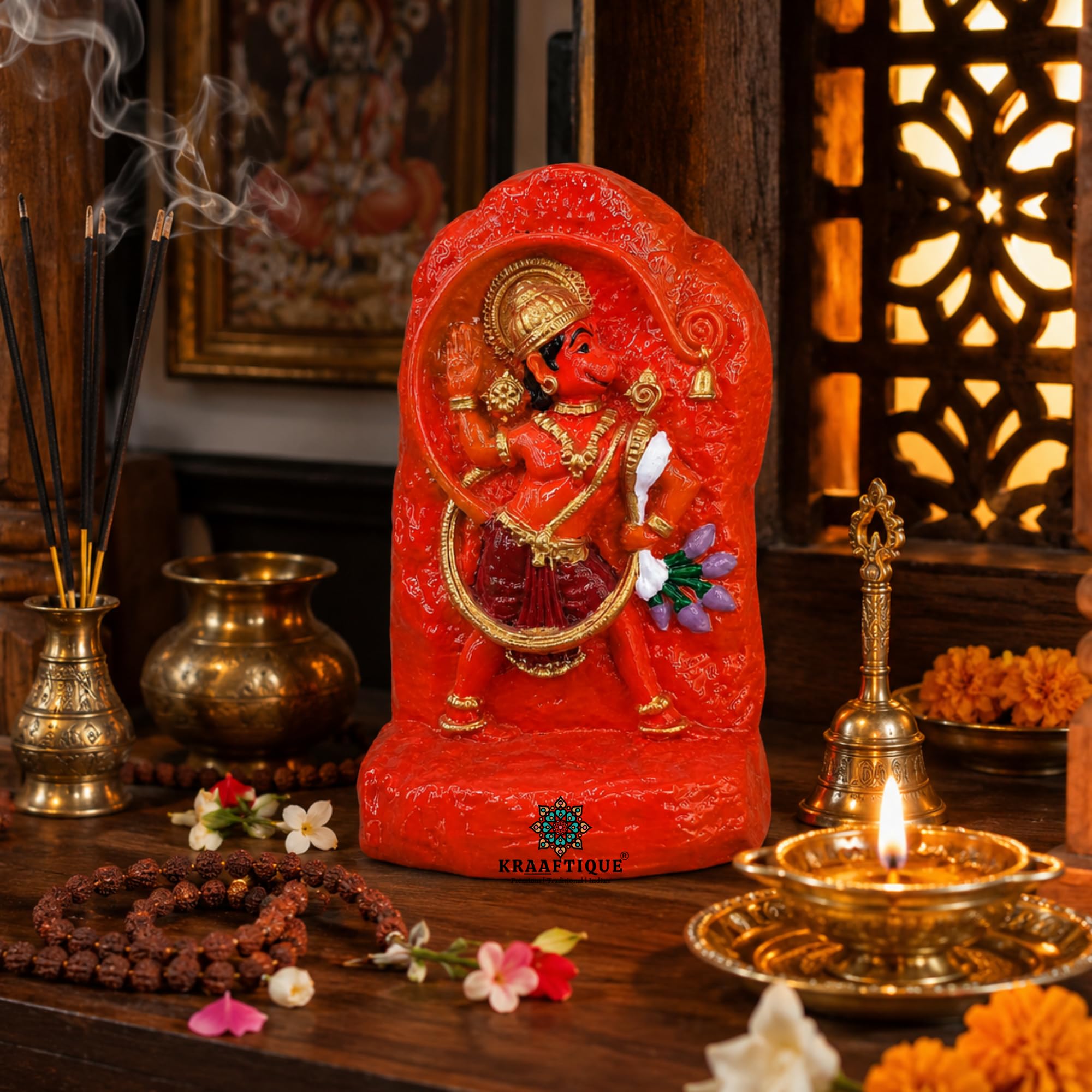 Buy KRAAFTIQUE Hampi Kesari Nandan Hanuman Ji Murti for Home