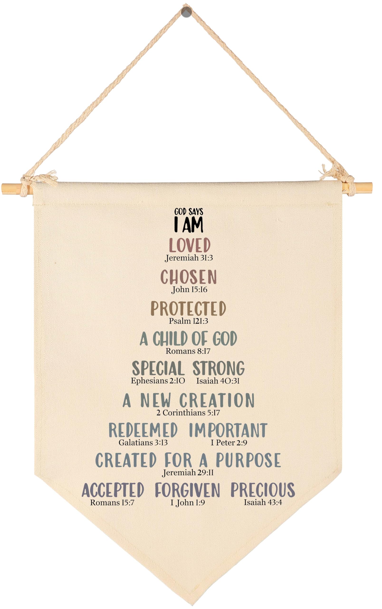 Sioial Nursery Wall Decor-Inspirational Pennant Flag Gift for Boy Girl Kids — image 1