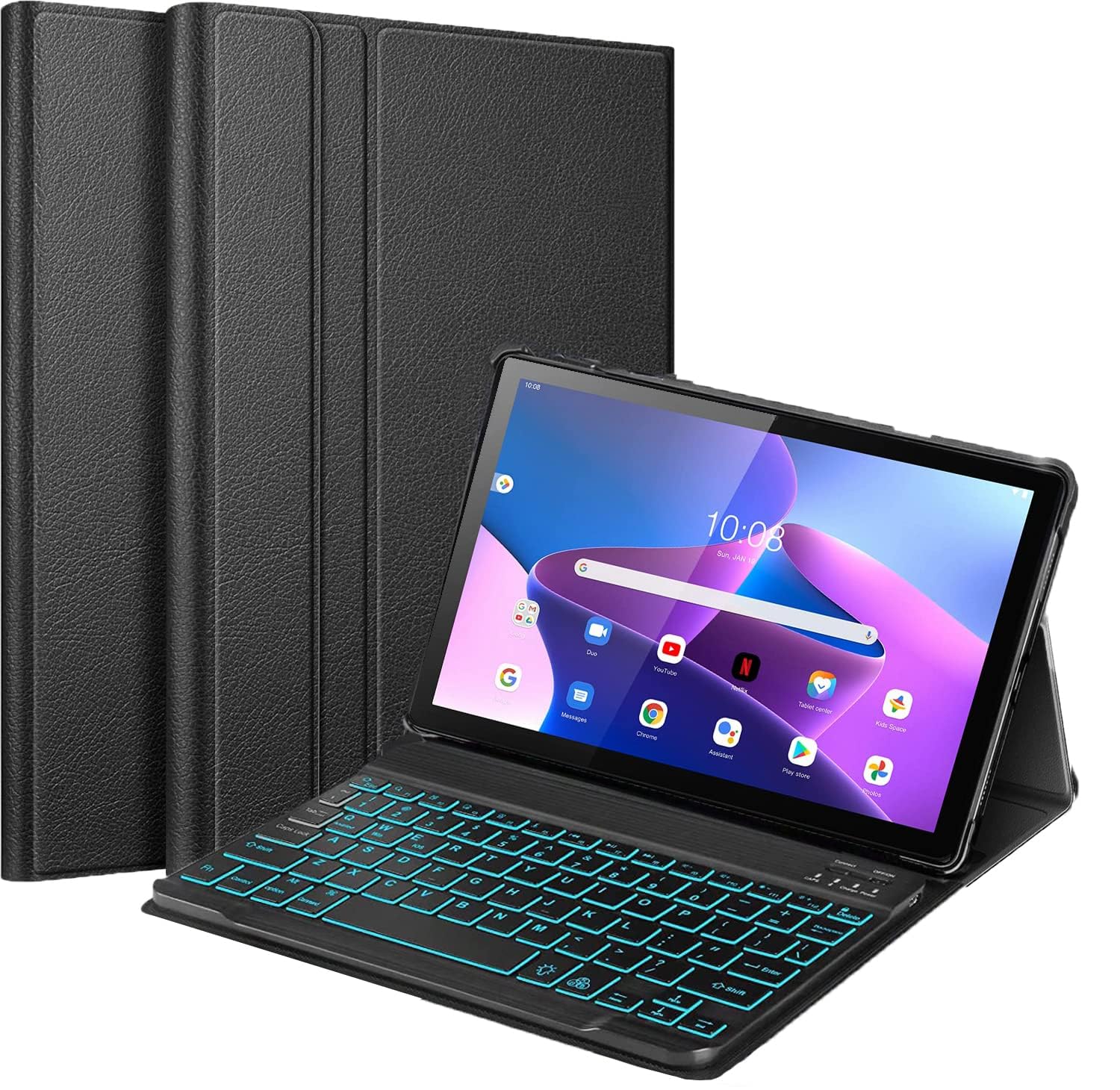 ProElite Keyboard case for Motorola Moto Tab G62 10.6 inch Magnetic Detachable Wireless Bluetooth Keyboard Built-in 7-Colors Backlit, Black (B0D8FVBW8G) Amazon Price History, Amazon Price Tracker